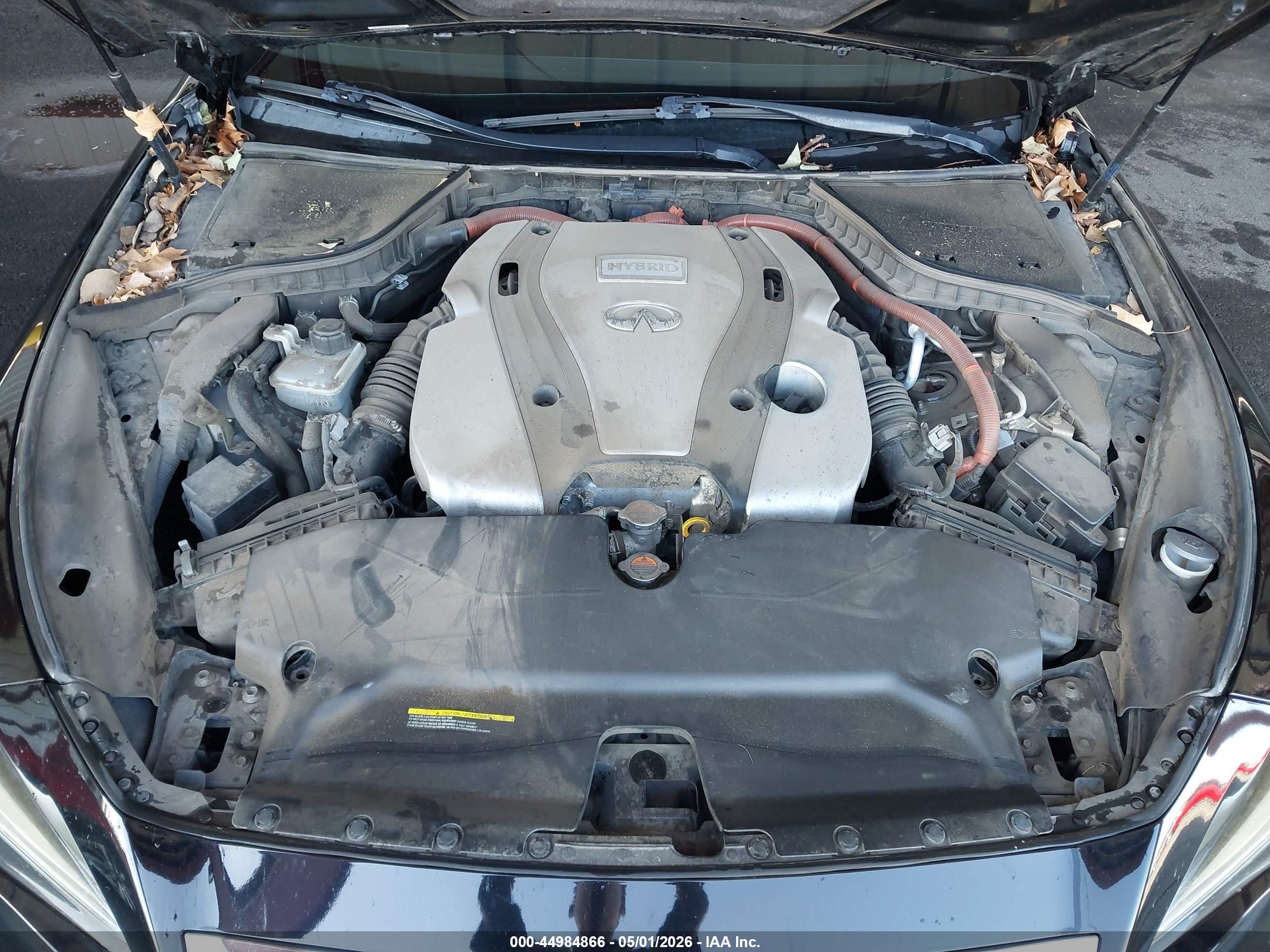 2015 Infiniti Q50 Hybrid Sport Black vin: JN1AV7AR3FM850902