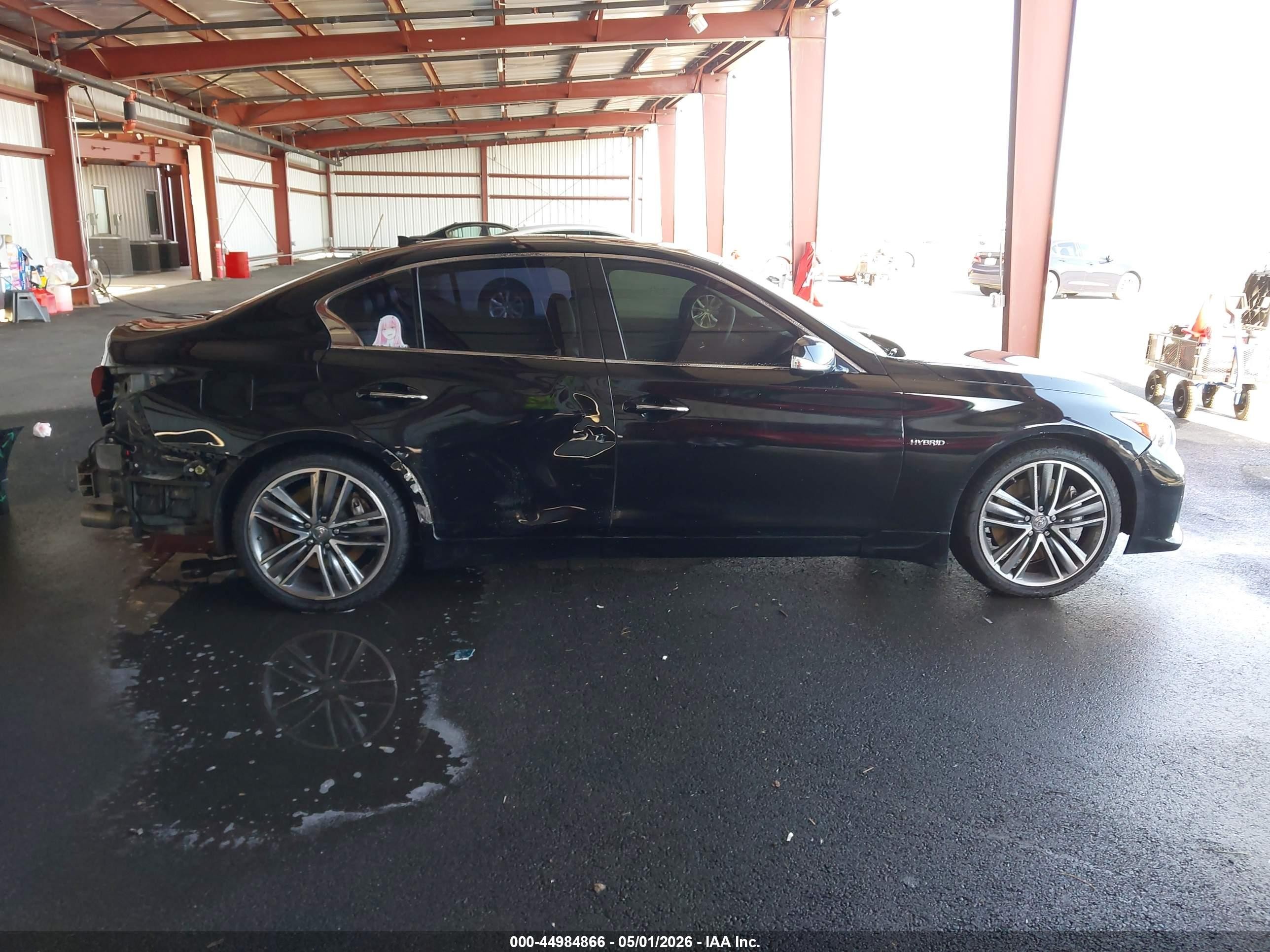 2015 Infiniti Q50 Hybrid Sport Black vin: JN1AV7AR3FM850902