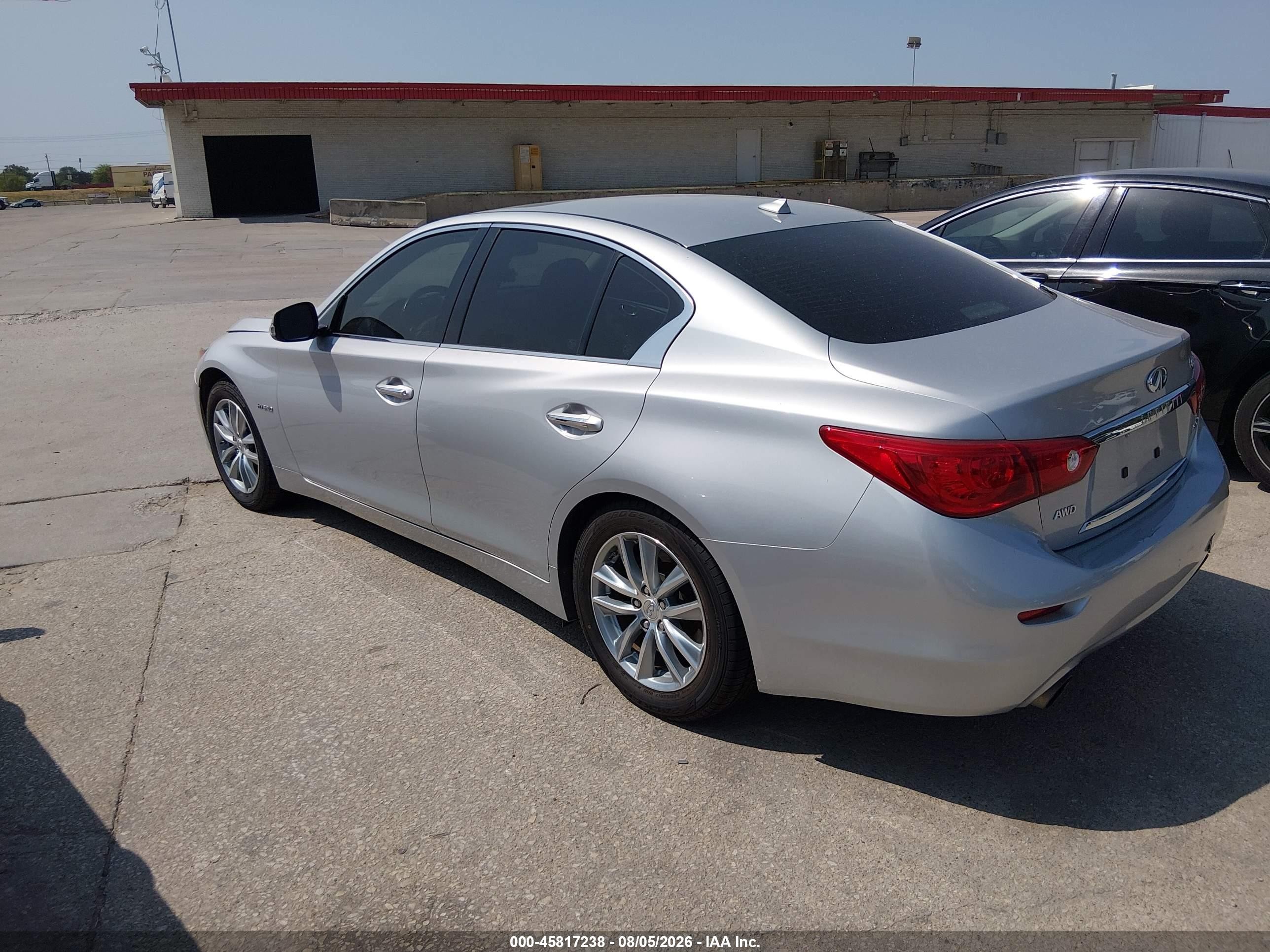 2014 Infiniti Q50 Hybrid Premium Silver vin: JN1AV7AR4EM701266