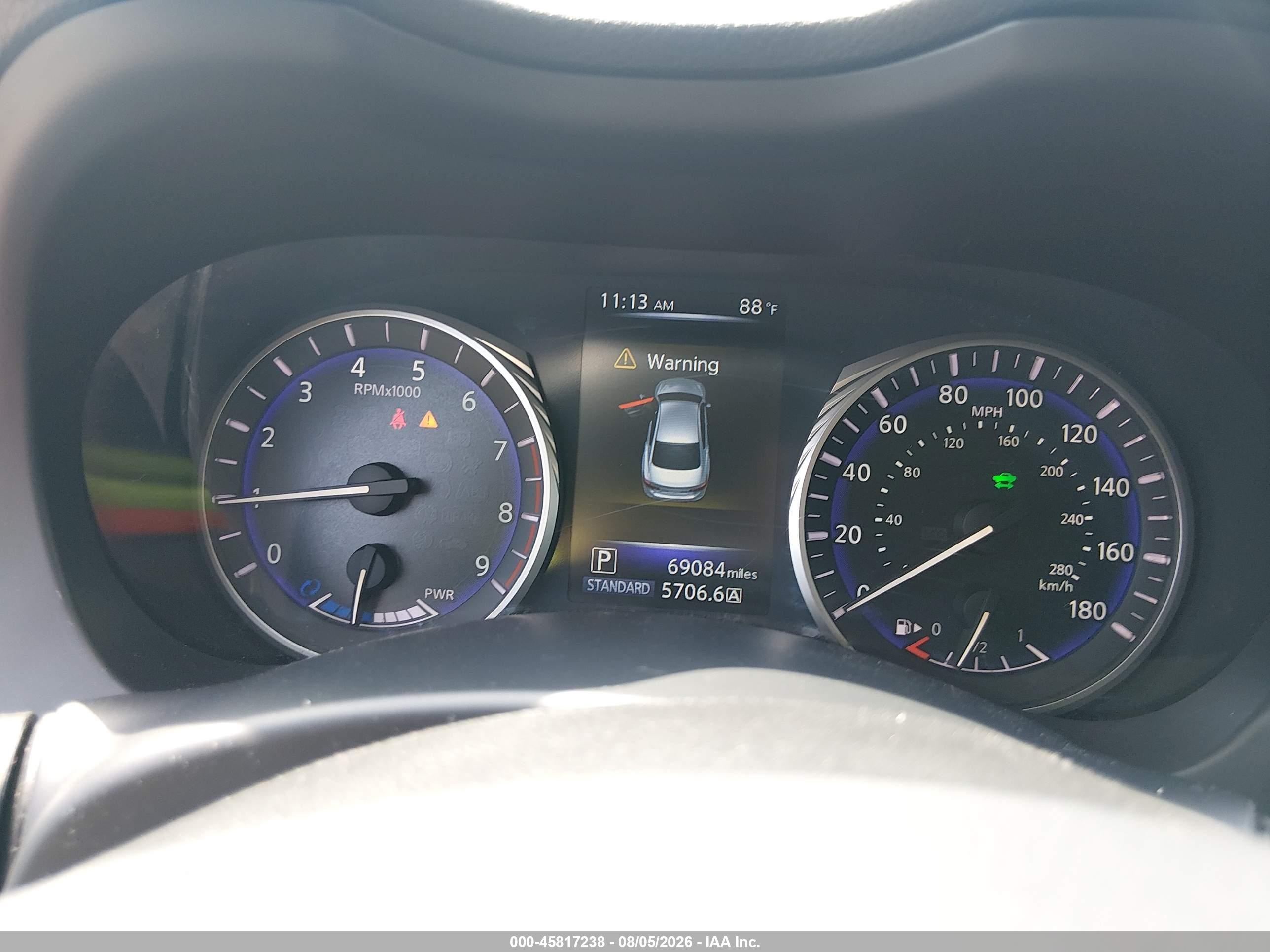 2014 Infiniti Q50 Hybrid Premium Silver vin: JN1AV7AR4EM701266