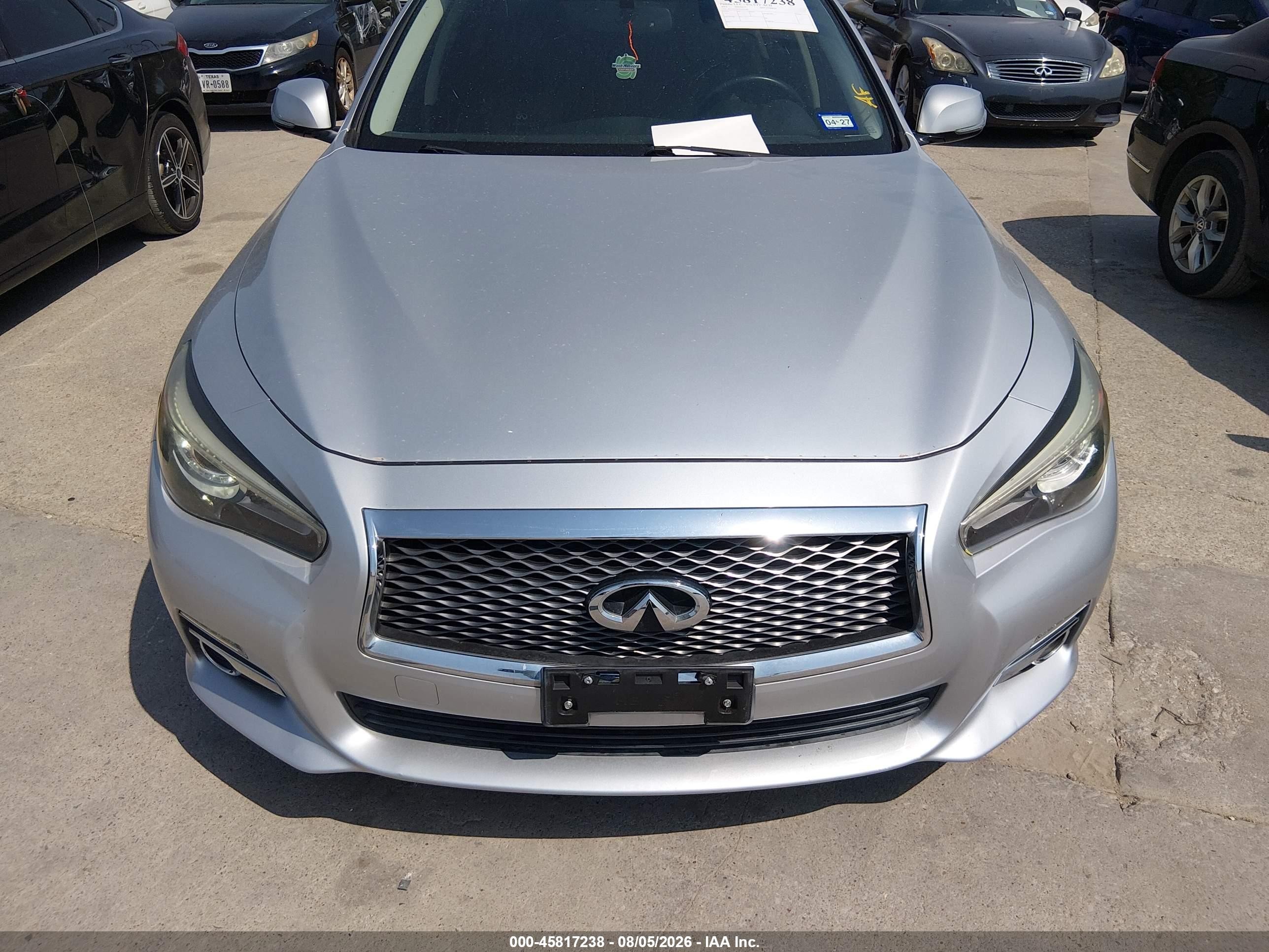 2014 Infiniti Q50 Hybrid Premium Silver vin: JN1AV7AR4EM701266