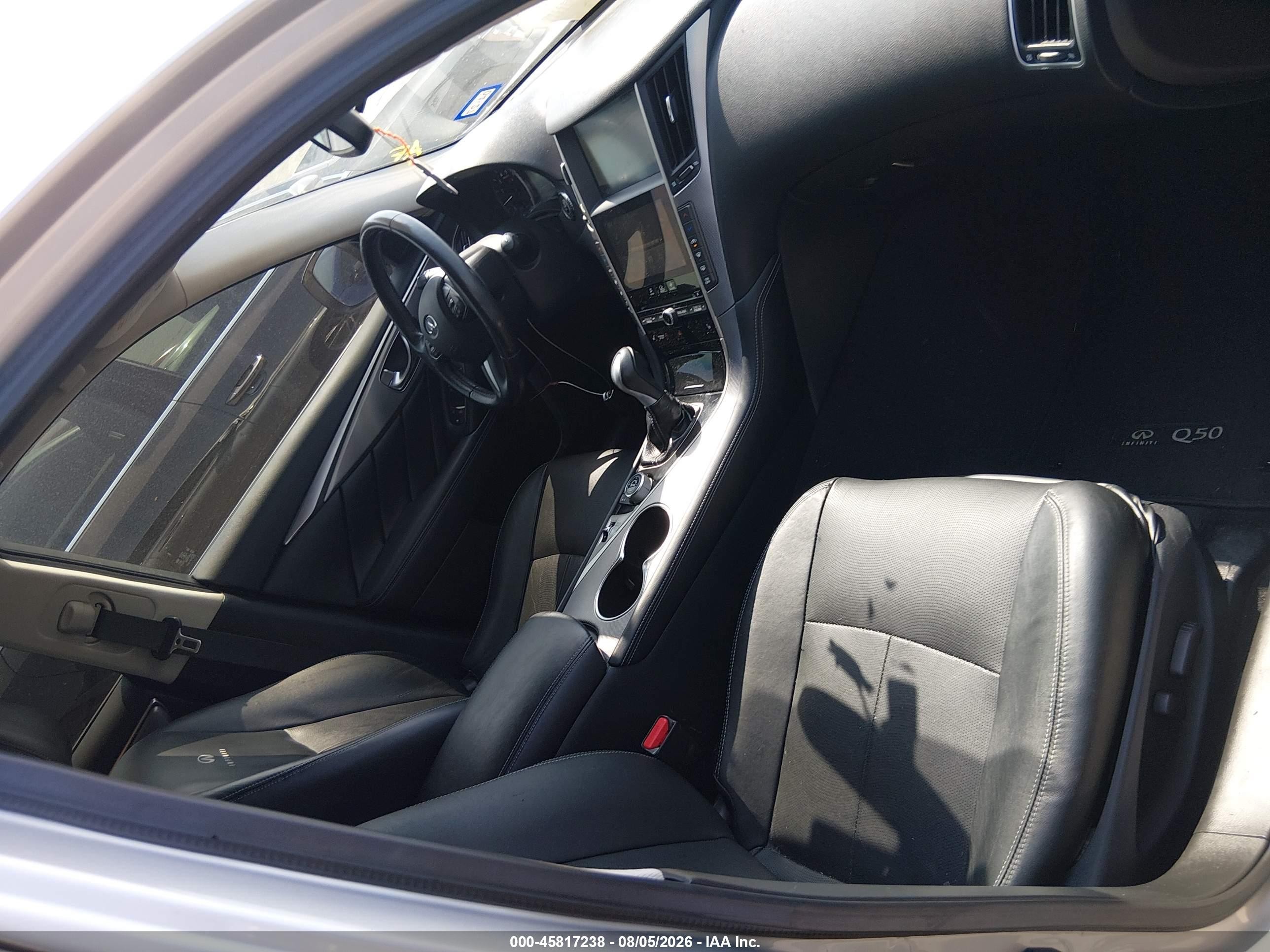 2014 Infiniti Q50 Hybrid Premium Silver vin: JN1AV7AR4EM701266