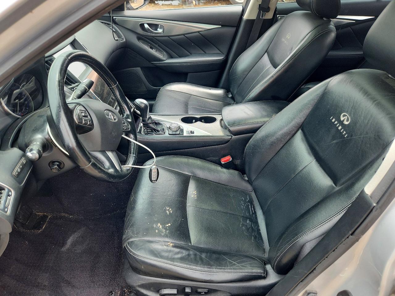 2014 Infiniti Q50 Hybrid Premium Silver vin: JN1AV7AR4EM701333