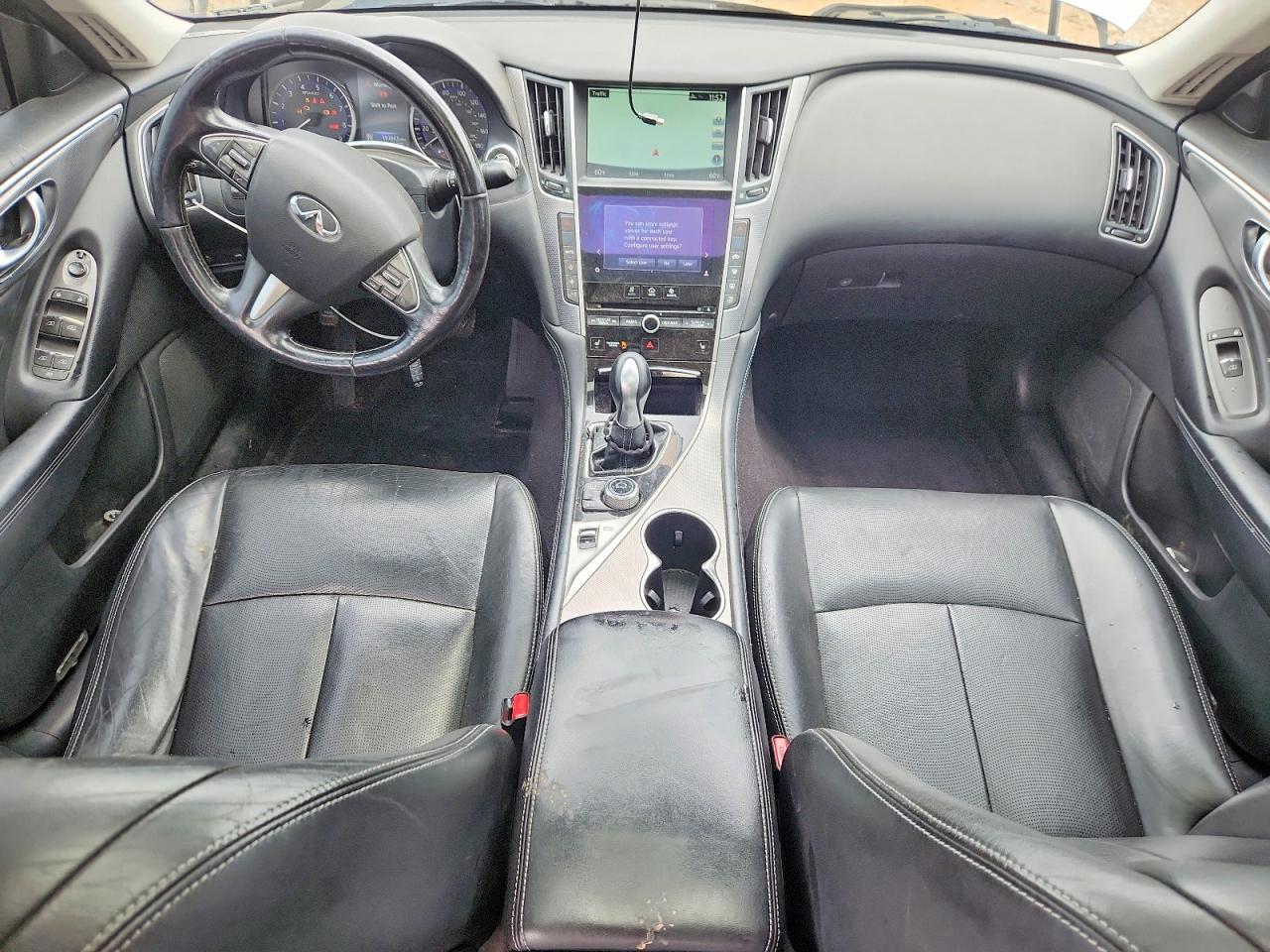 2014 Infiniti Q50 Hybrid Premium Silver vin: JN1AV7AR4EM701333