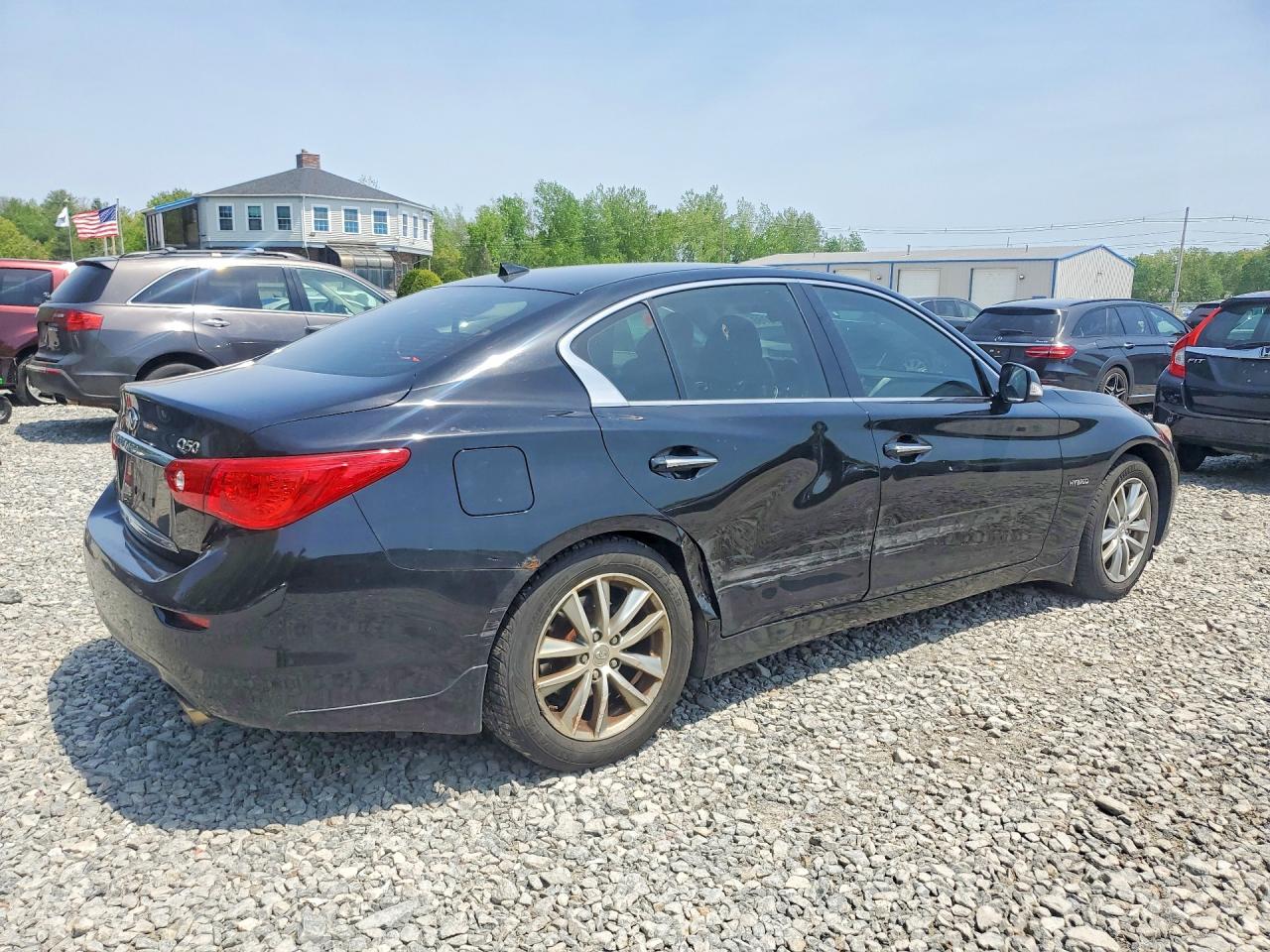 2014 Infiniti Q50 Hybrid Premium Black vin: JN1AV7AR4EM702885