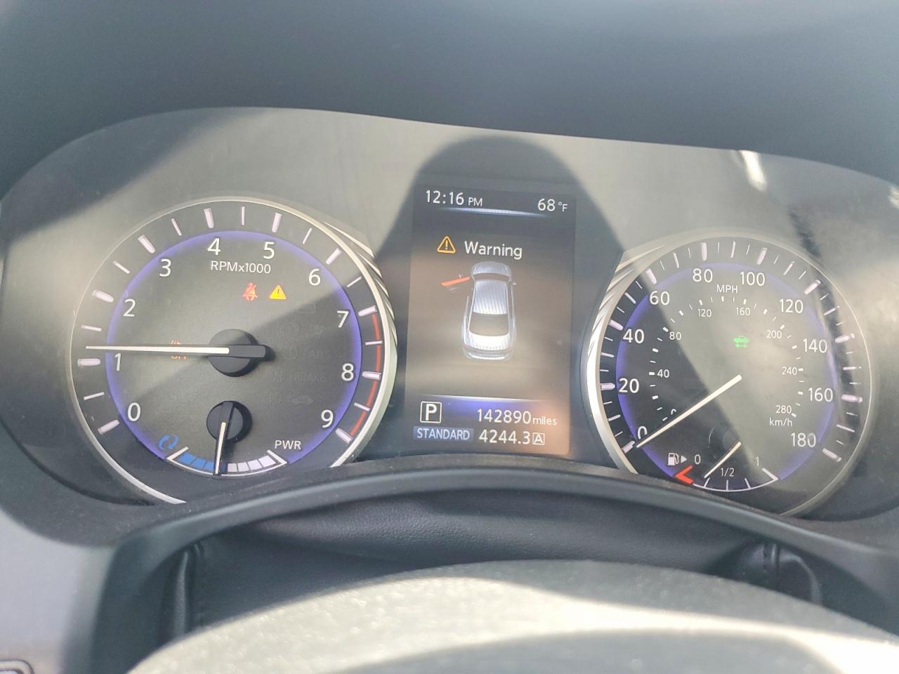 2014 Infiniti Q50 Hybrid Premium Black vin: JN1AV7AR4EM702885