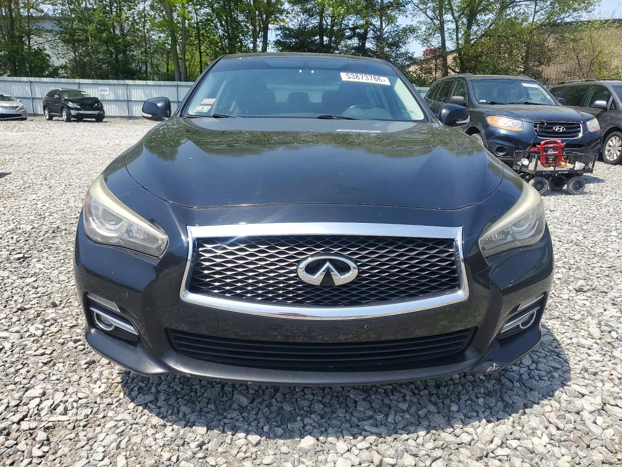 2014 Infiniti Q50 Hybrid Premium Black vin: JN1AV7AR4EM702885