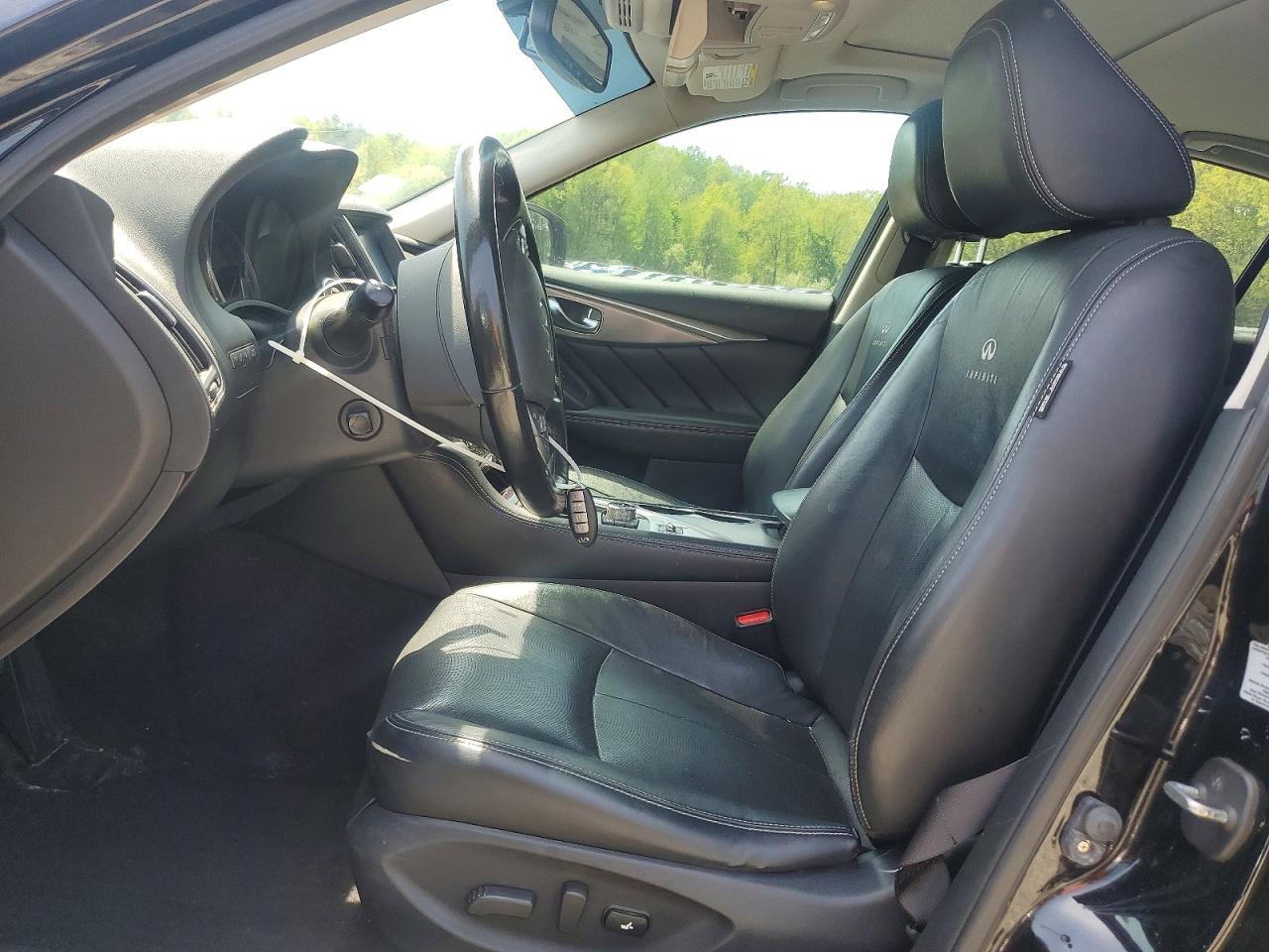 2014 Infiniti Q50 Hybrid Premium Black vin: JN1AV7AR4EM702885