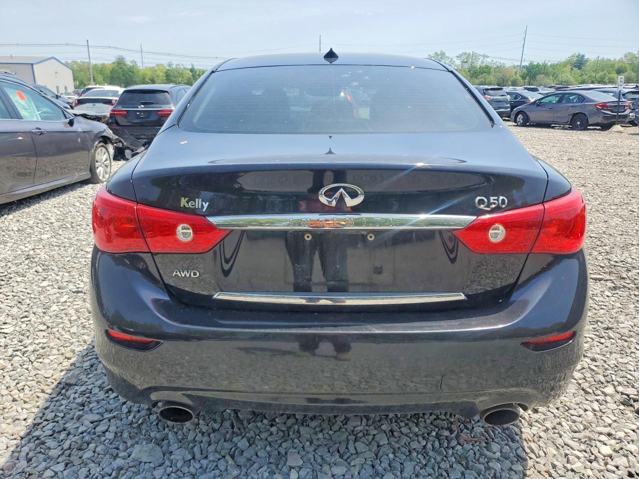2014 Infiniti Q50 Hybrid Premium Black vin: JN1AV7AR4EM702885