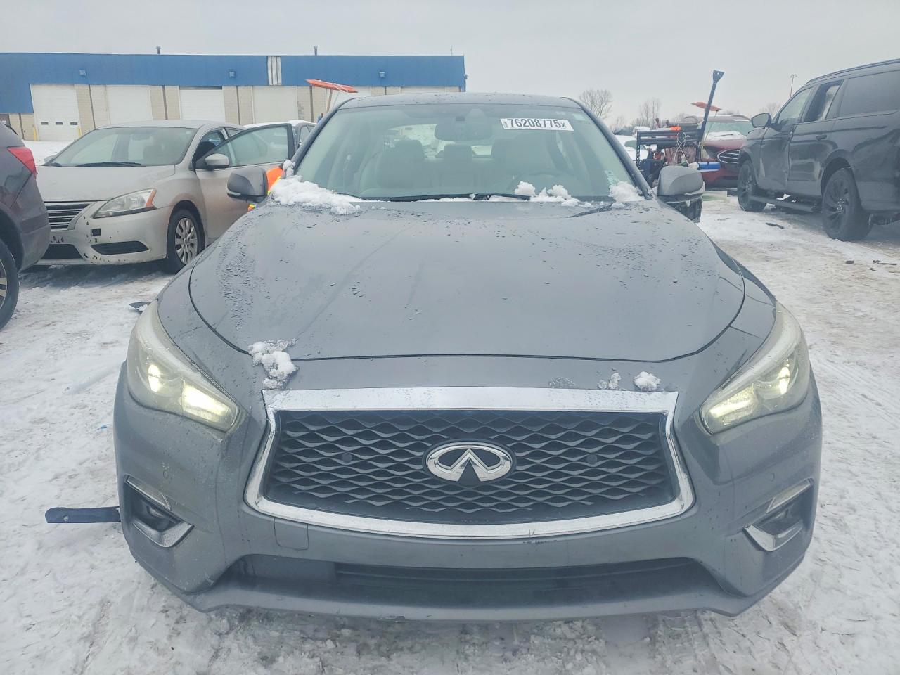 2018 Infiniti Q50 Hybrid Luxe Gray vin: JN1AV7AR4JM540041