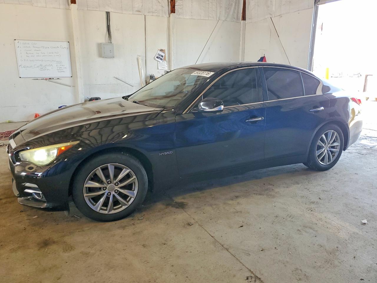 2014 Infiniti Q50 Black vin: JN1AV7AR5EM700160