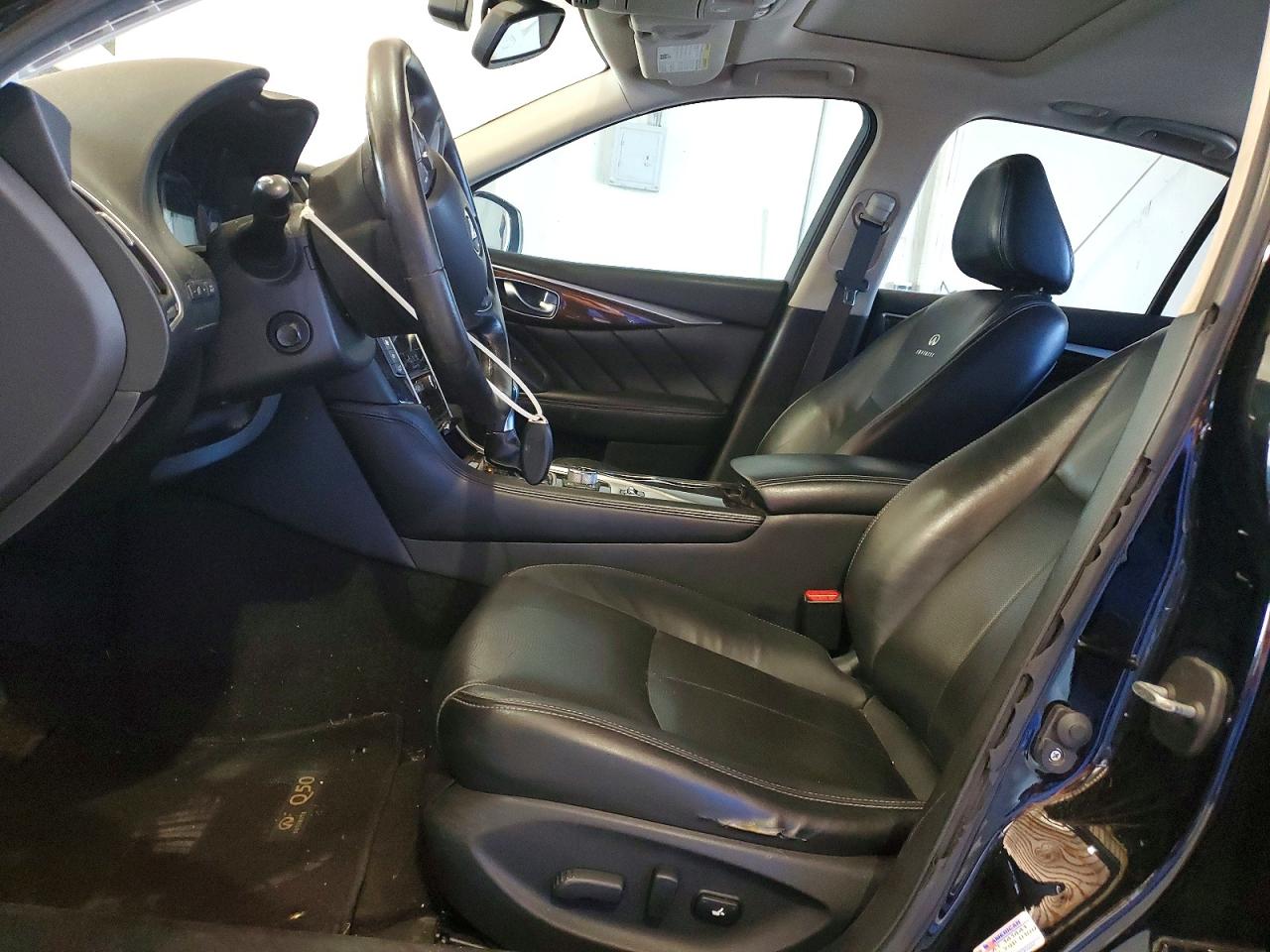 2014 Infiniti Q50 Black vin: JN1AV7AR5EM700160