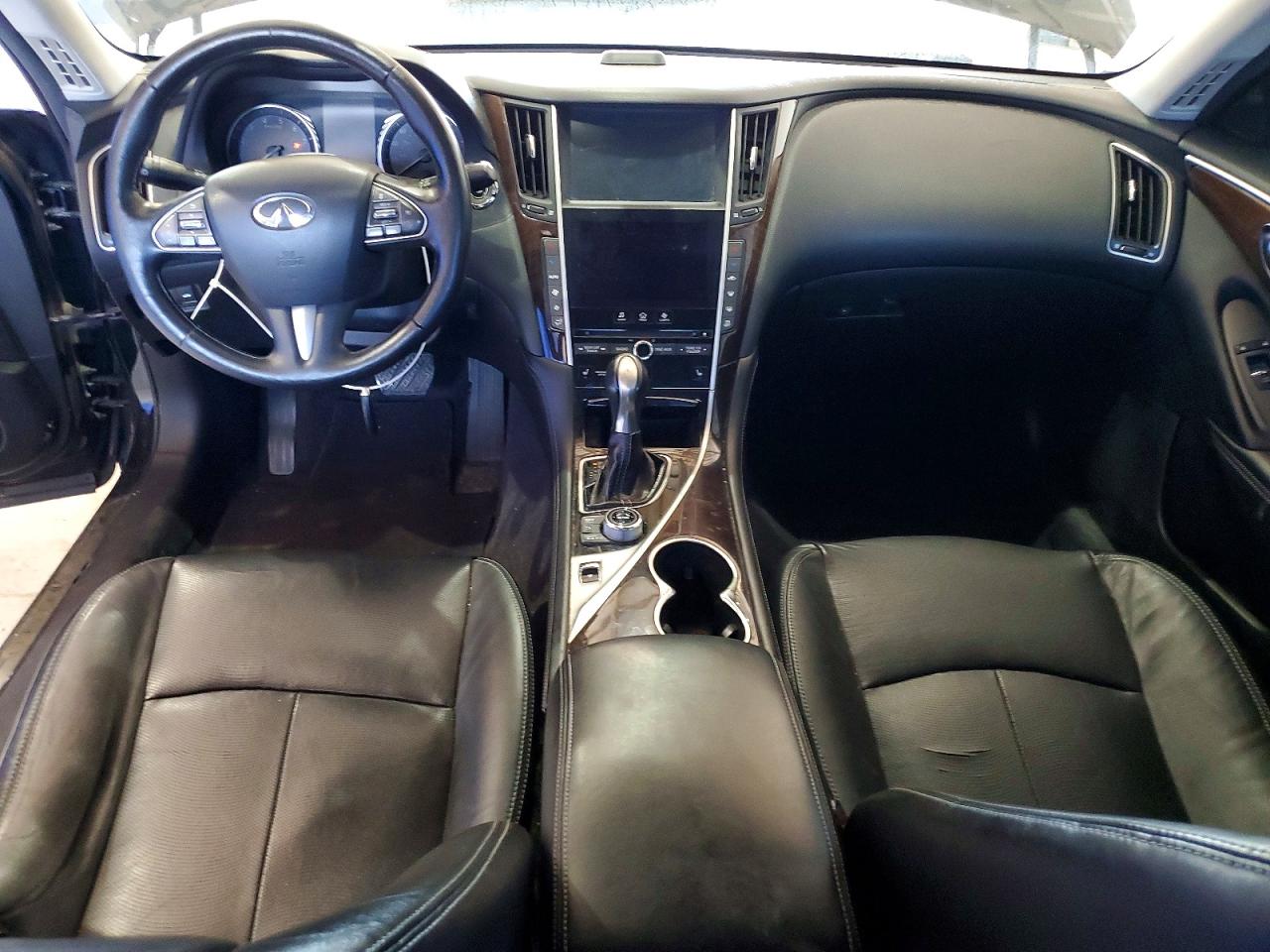2014 Infiniti Q50 Black vin: JN1AV7AR5EM700160