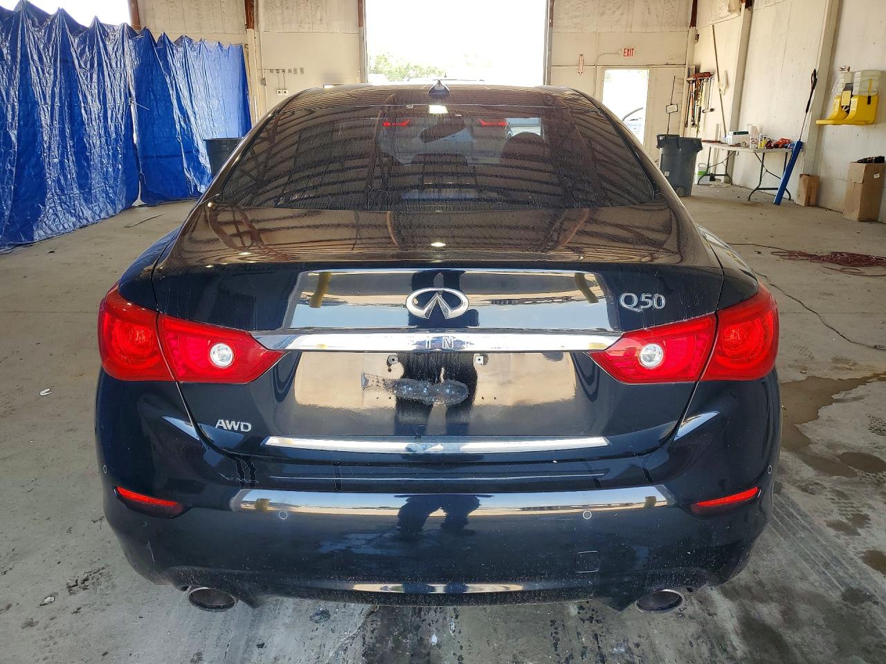 2014 Infiniti Q50 Black vin: JN1AV7AR5EM700160