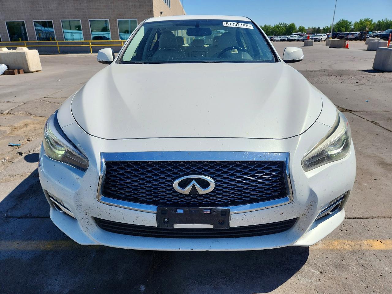 2014 Infiniti Q50 Hybrid Premium White vin: JN1AV7AR5EM702345