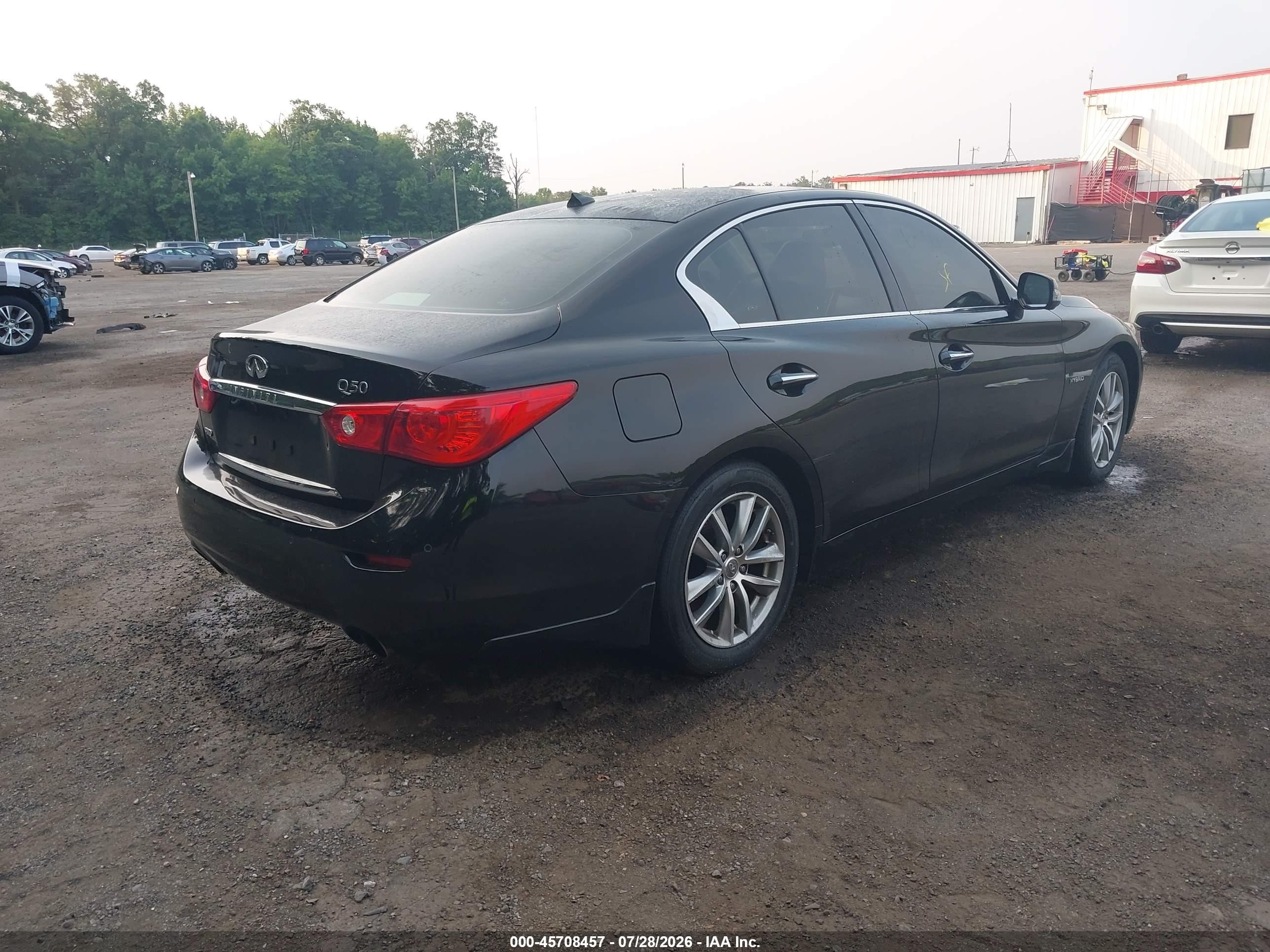 2014 Infiniti Q50 Hybrid Premium Black vin: JN1AV7AR5EM702913