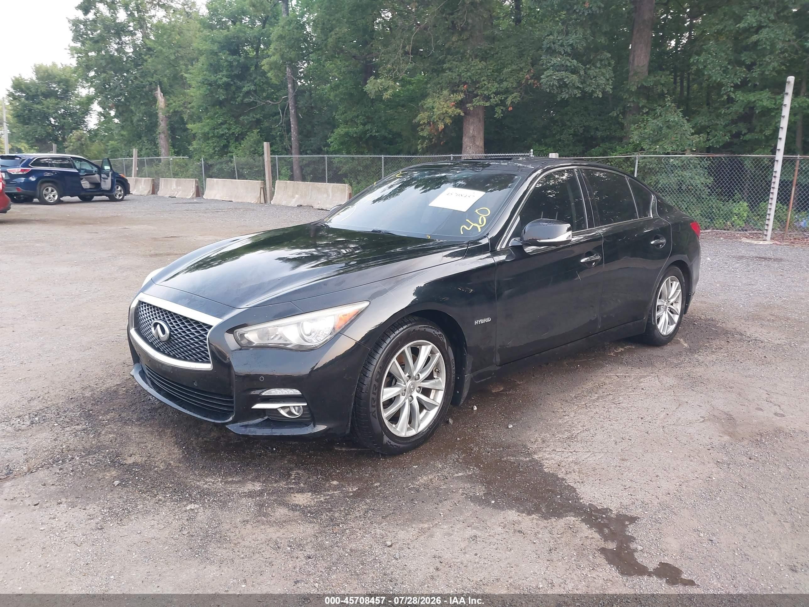 2014 Infiniti Q50 Hybrid Premium Black vin: JN1AV7AR5EM702913