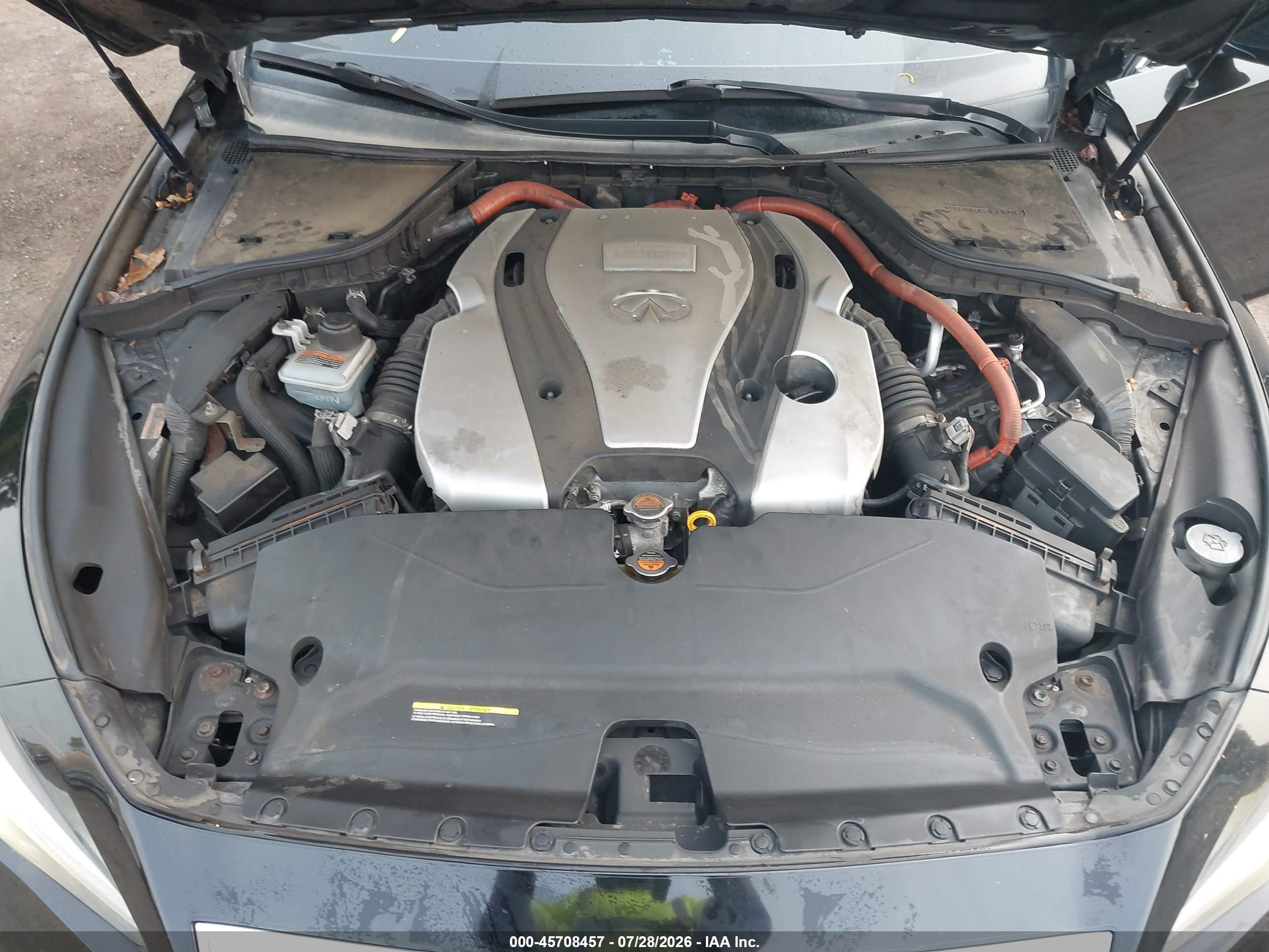 2014 Infiniti Q50 Hybrid Premium Black vin: JN1AV7AR5EM702913