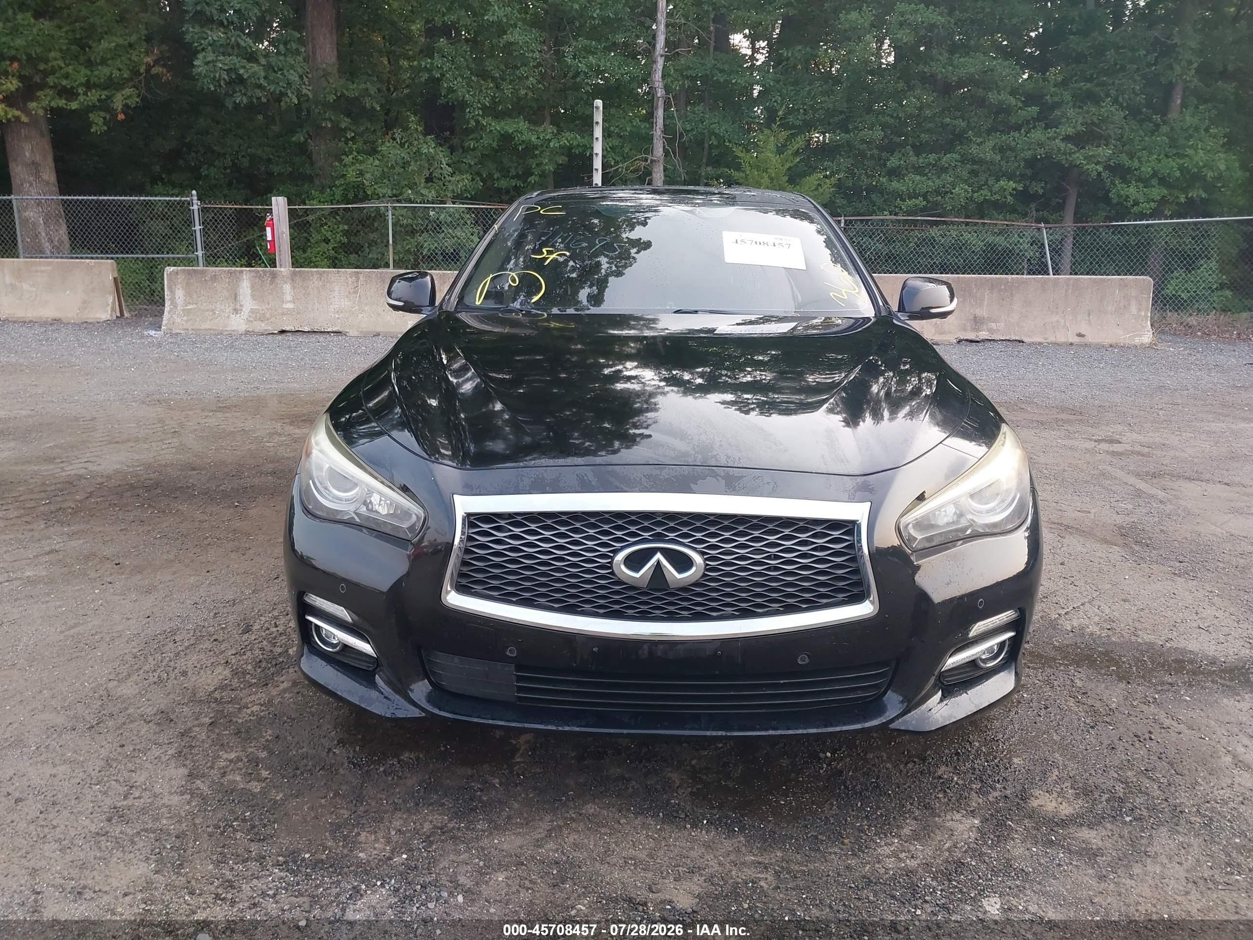 2014 Infiniti Q50 Hybrid Premium Black vin: JN1AV7AR5EM702913