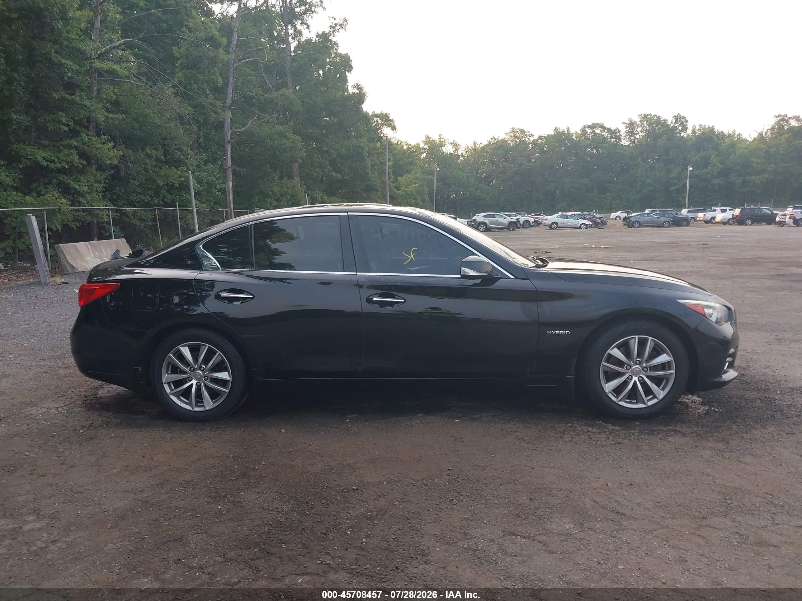 2014 Infiniti Q50 Hybrid Premium Black vin: JN1AV7AR5EM702913