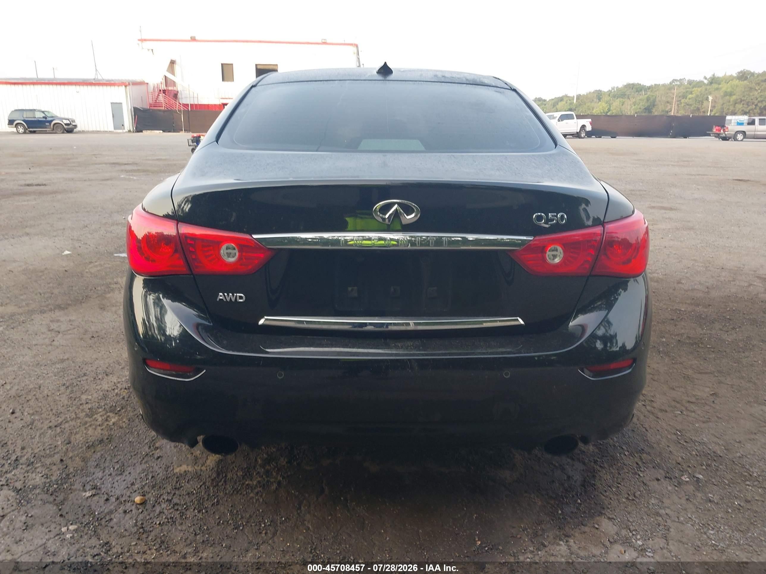 2014 Infiniti Q50 Hybrid Premium Black vin: JN1AV7AR5EM702913