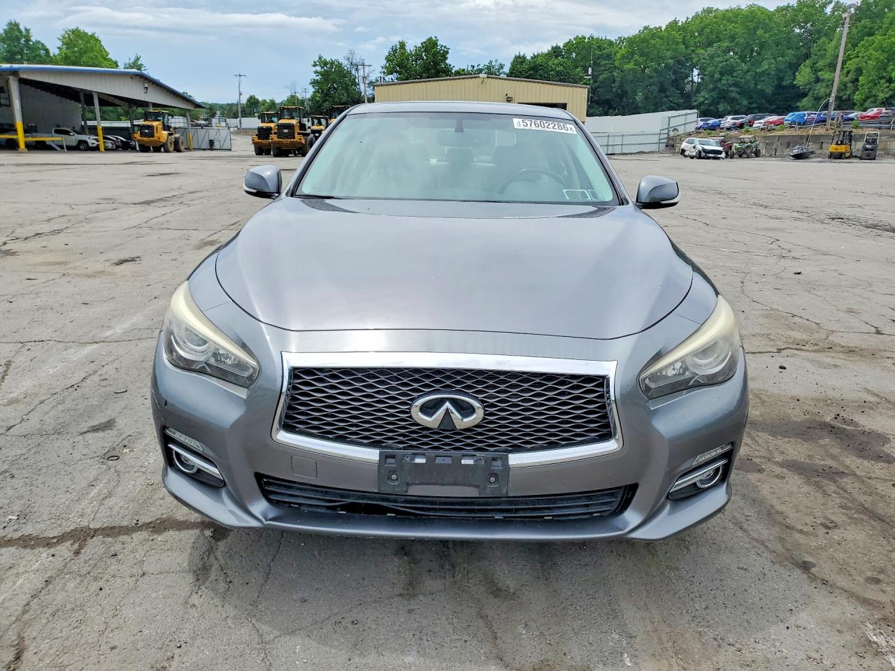 2014 Infiniti Q50 Hybrid Premium Gray vin: JN1AV7AR6EM702449