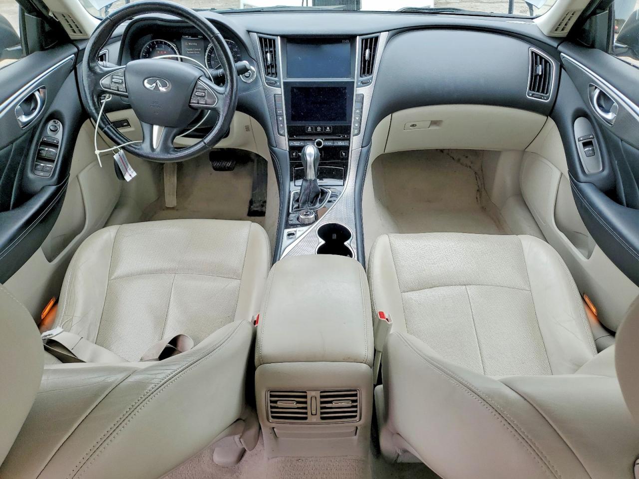 2014 Infiniti Q50 Hybrid Premium Gray vin: JN1AV7AR6EM702449