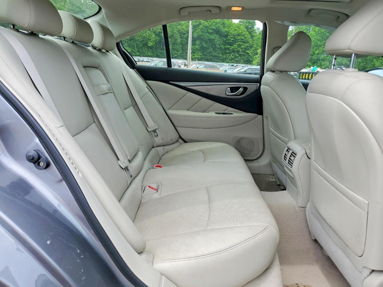 2014 Infiniti Q50 Hybrid Premium Gray vin: JN1AV7AR6EM702449