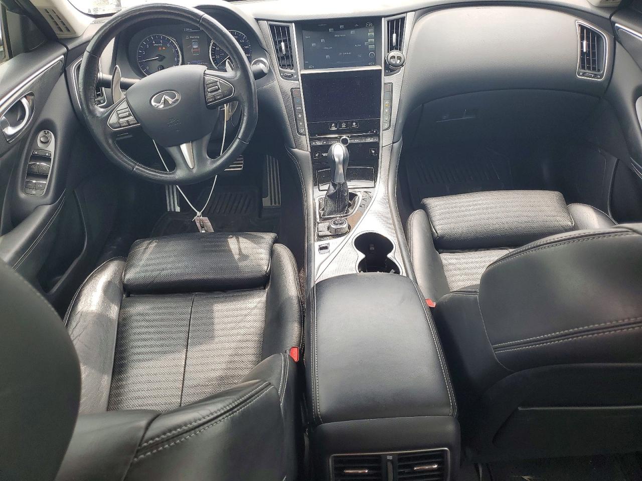 2014 Infiniti Q50 Hybrid Sport Silver vin: JN1AV7AR6EM703553
