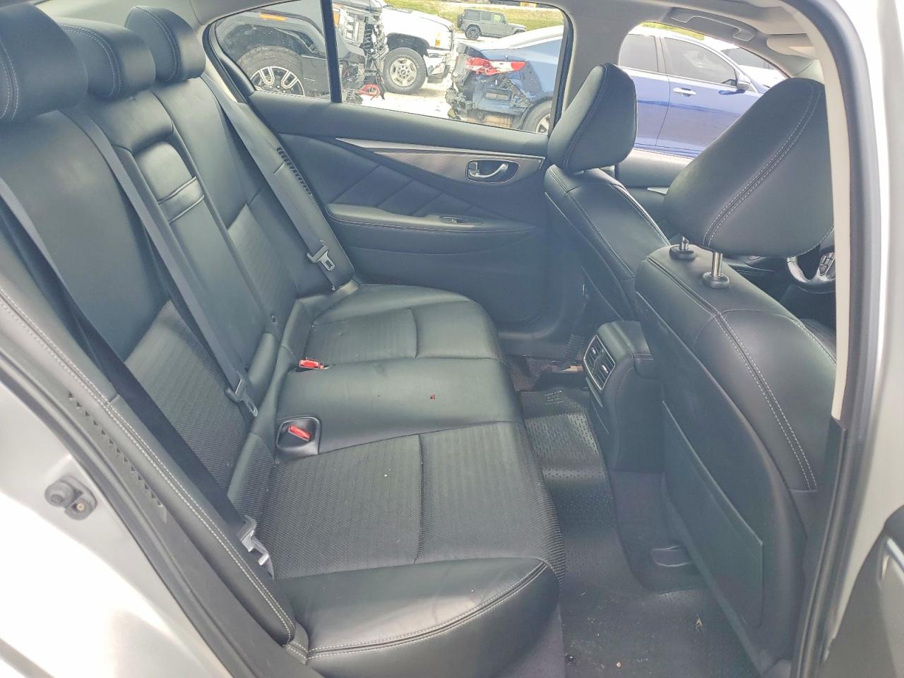 2014 Infiniti Q50 Hybrid Sport Silver vin: JN1AV7AR6EM703553