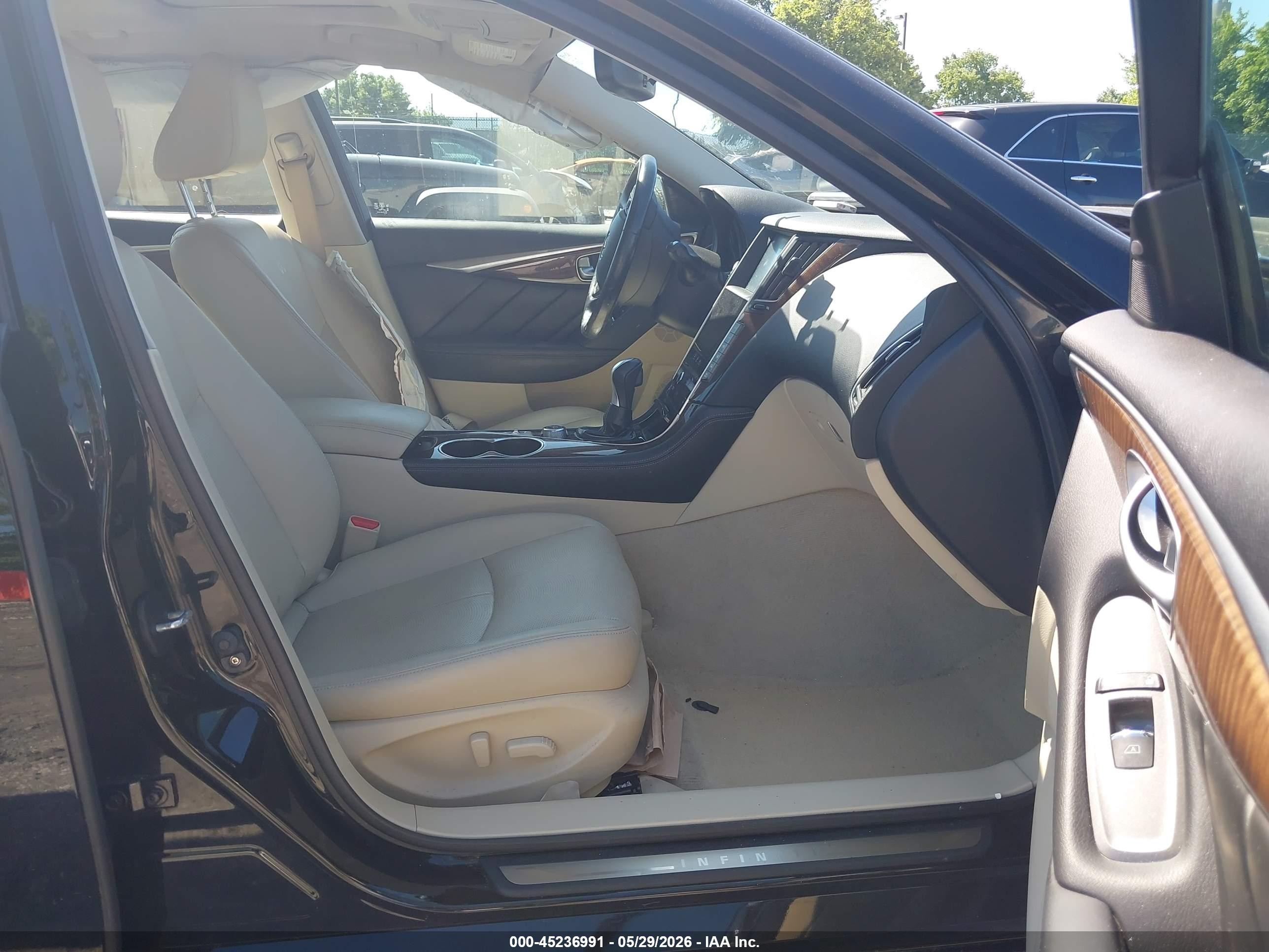 2014 Infiniti Q50 Hybrid Premium Black vin: JN1AV7AR7EM702394