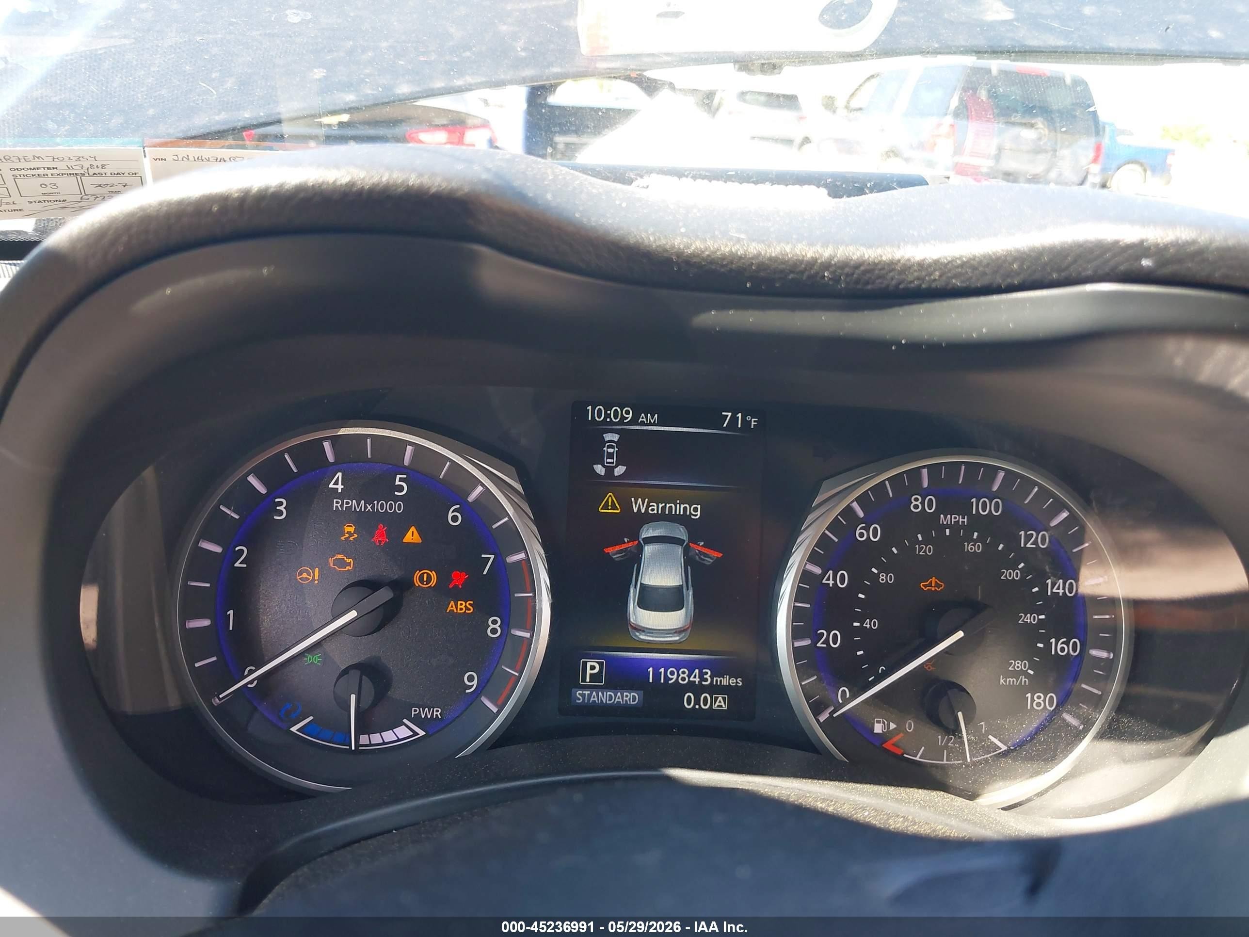 2014 Infiniti Q50 Hybrid Premium Black vin: JN1AV7AR7EM702394