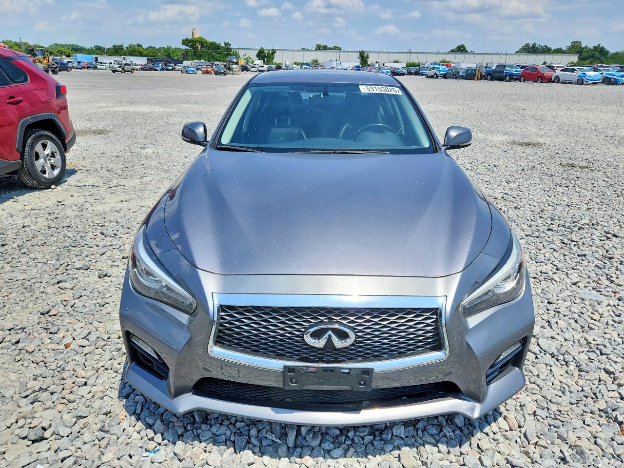 2014 Infiniti Q50 Hybrid Sport Gray vin: JN1AV7AR7EM702962