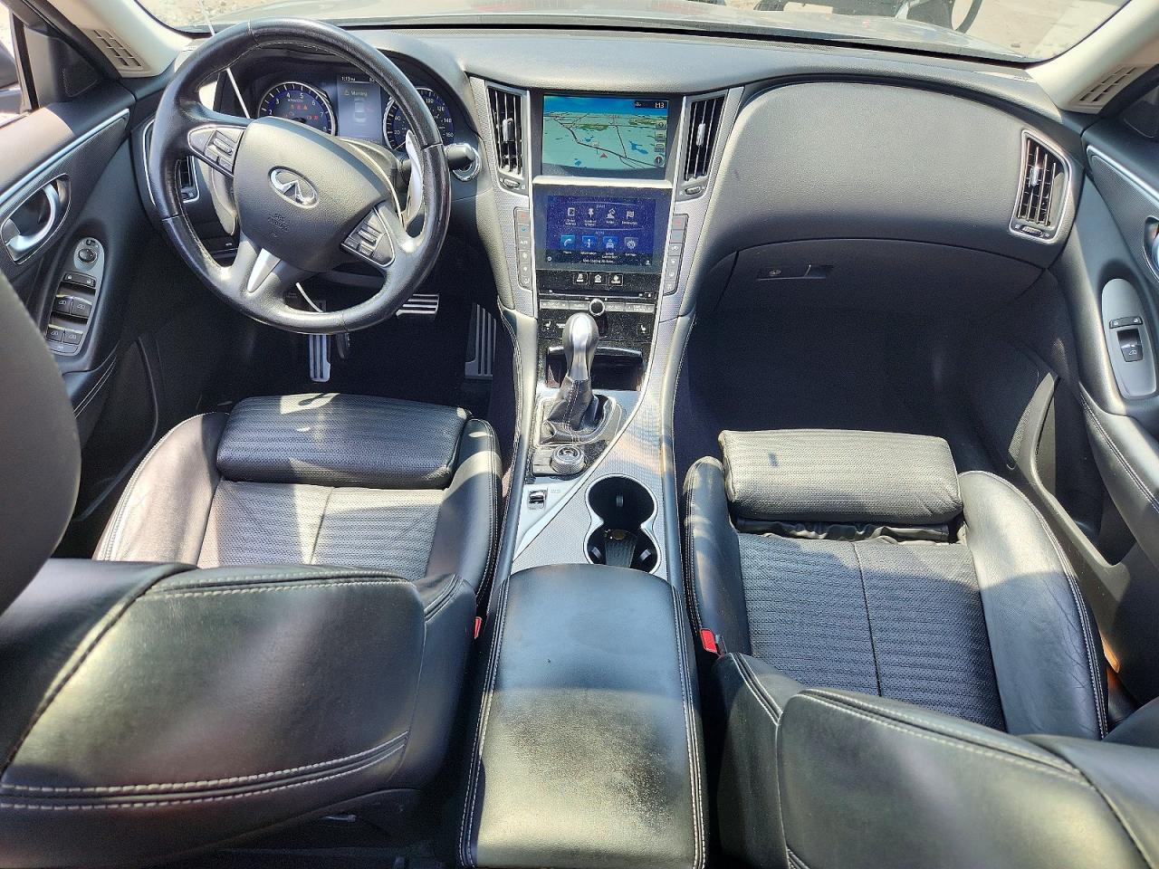2014 Infiniti Q50 Hybrid Sport Gray vin: JN1AV7AR7EM702962