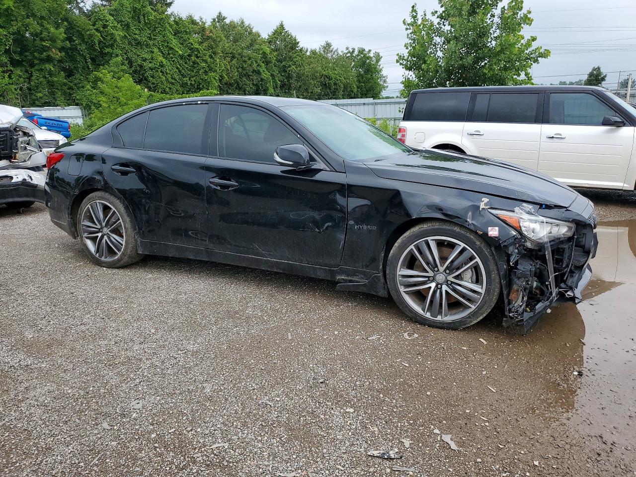 2015 Infiniti Q50 Hybrid Premium Black vin: JN1AV7AR7FM850529