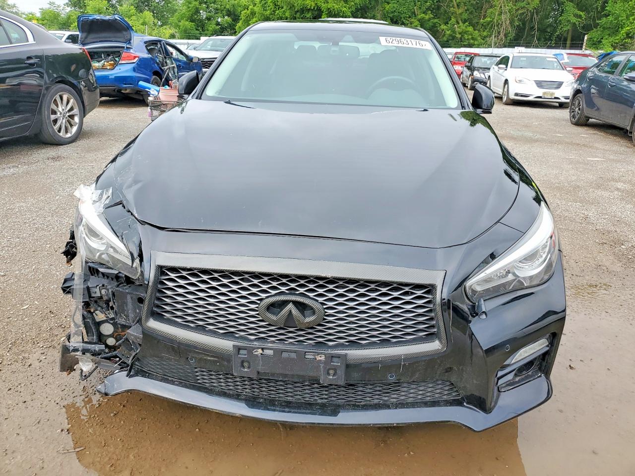2015 Infiniti Q50 Hybrid Premium Black vin: JN1AV7AR7FM850529