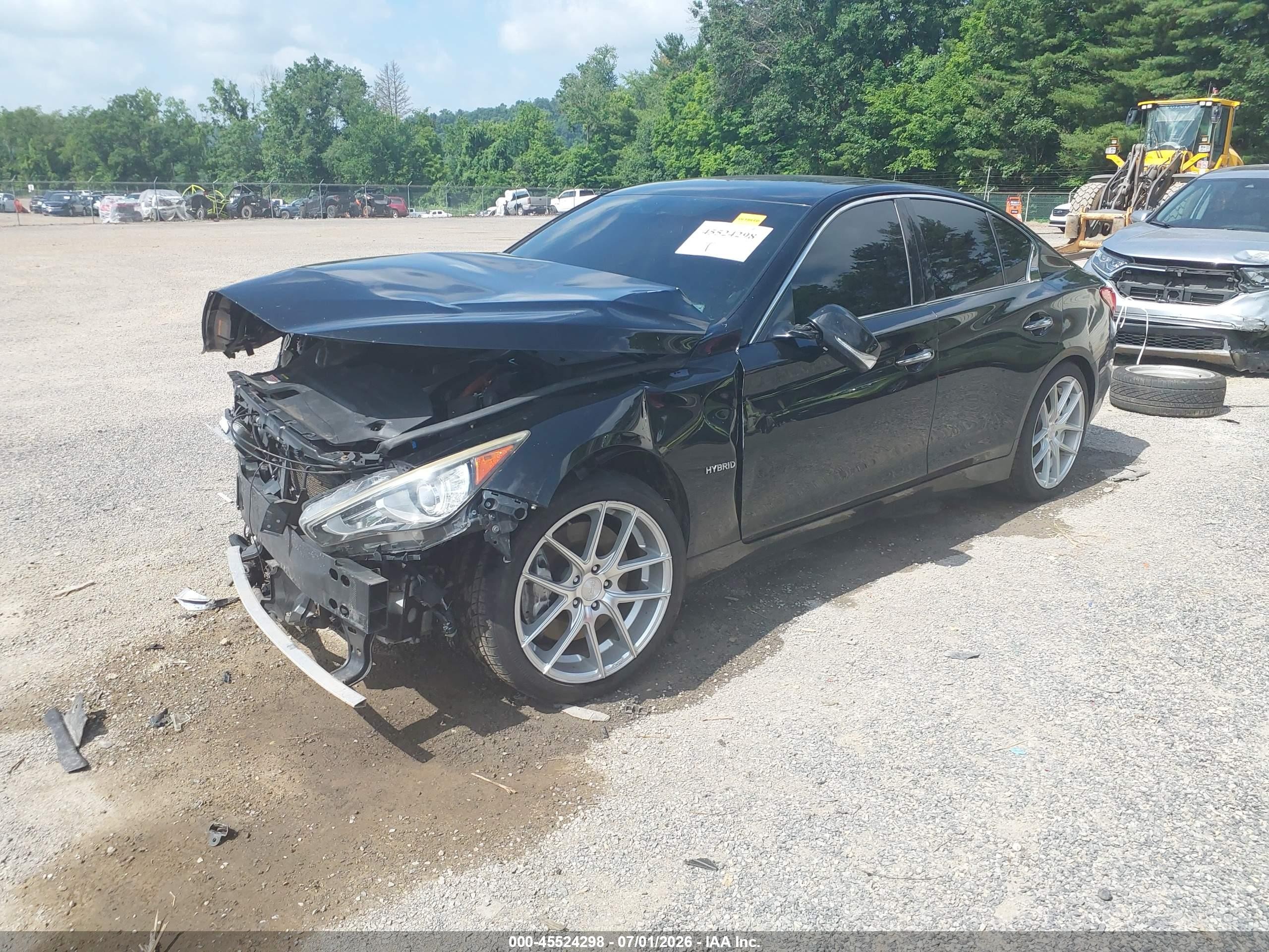 2014 Infiniti Q50 Hybrid Sport Black vin: JN1AV7AR8EM700105