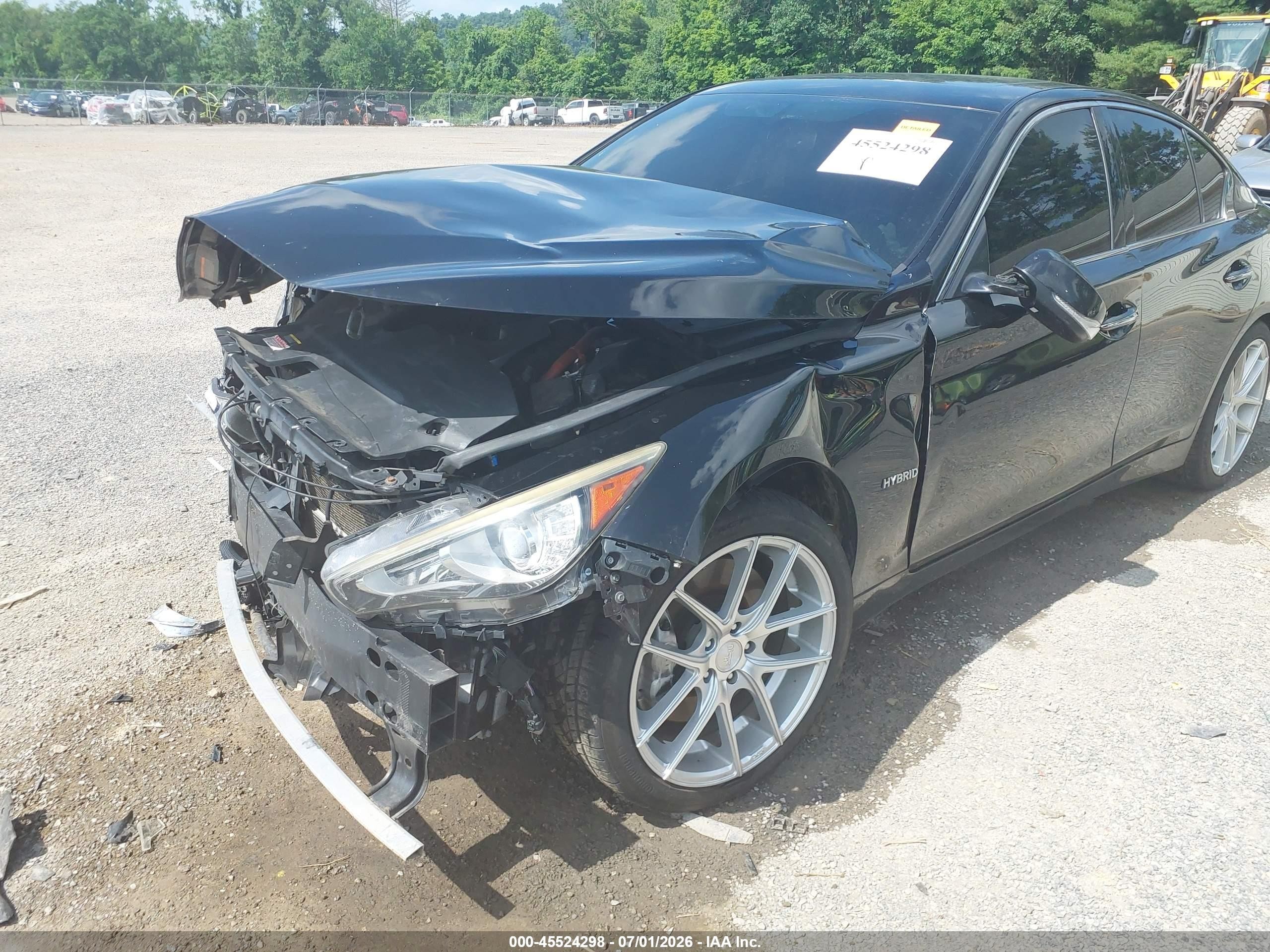 2014 Infiniti Q50 Hybrid Sport Black vin: JN1AV7AR8EM700105