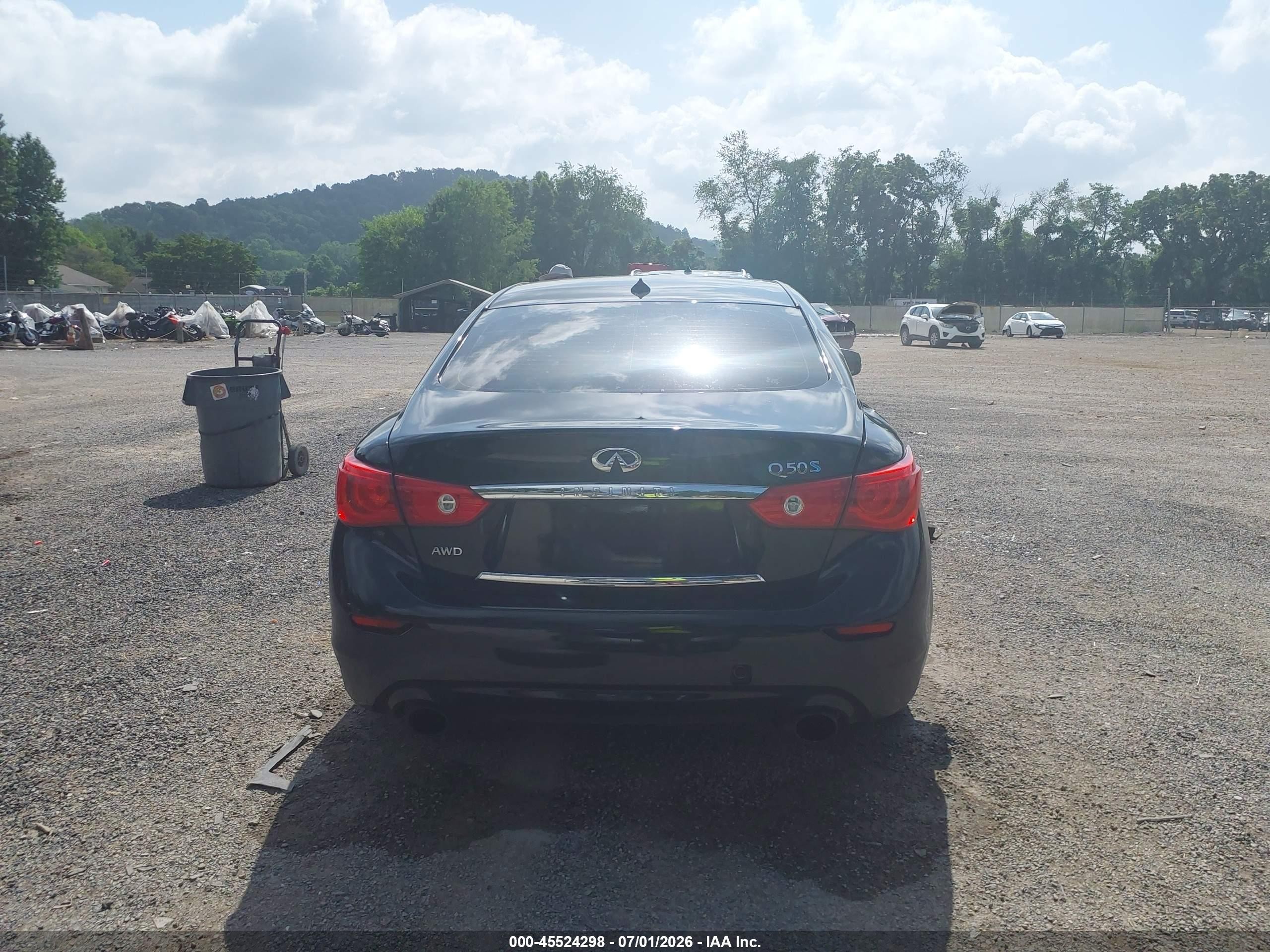 2014 Infiniti Q50 Hybrid Sport Black vin: JN1AV7AR8EM700105