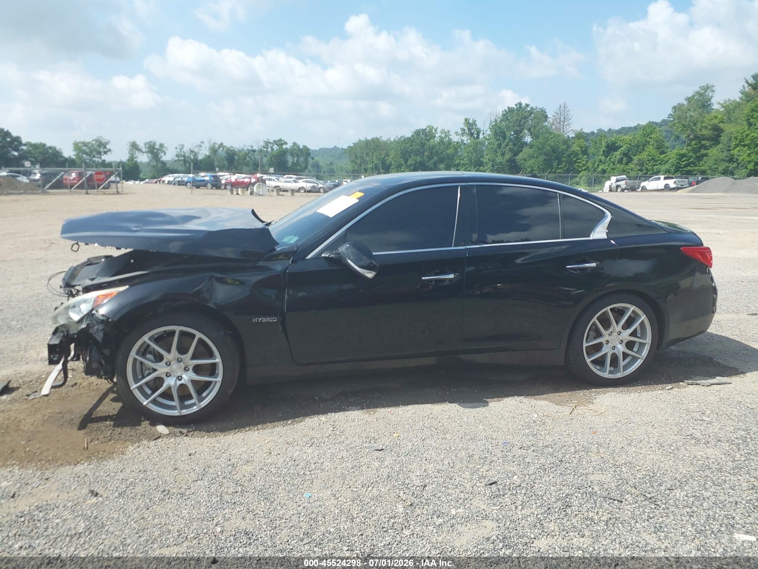 2014 Infiniti Q50 Hybrid Sport Black vin: JN1AV7AR8EM700105