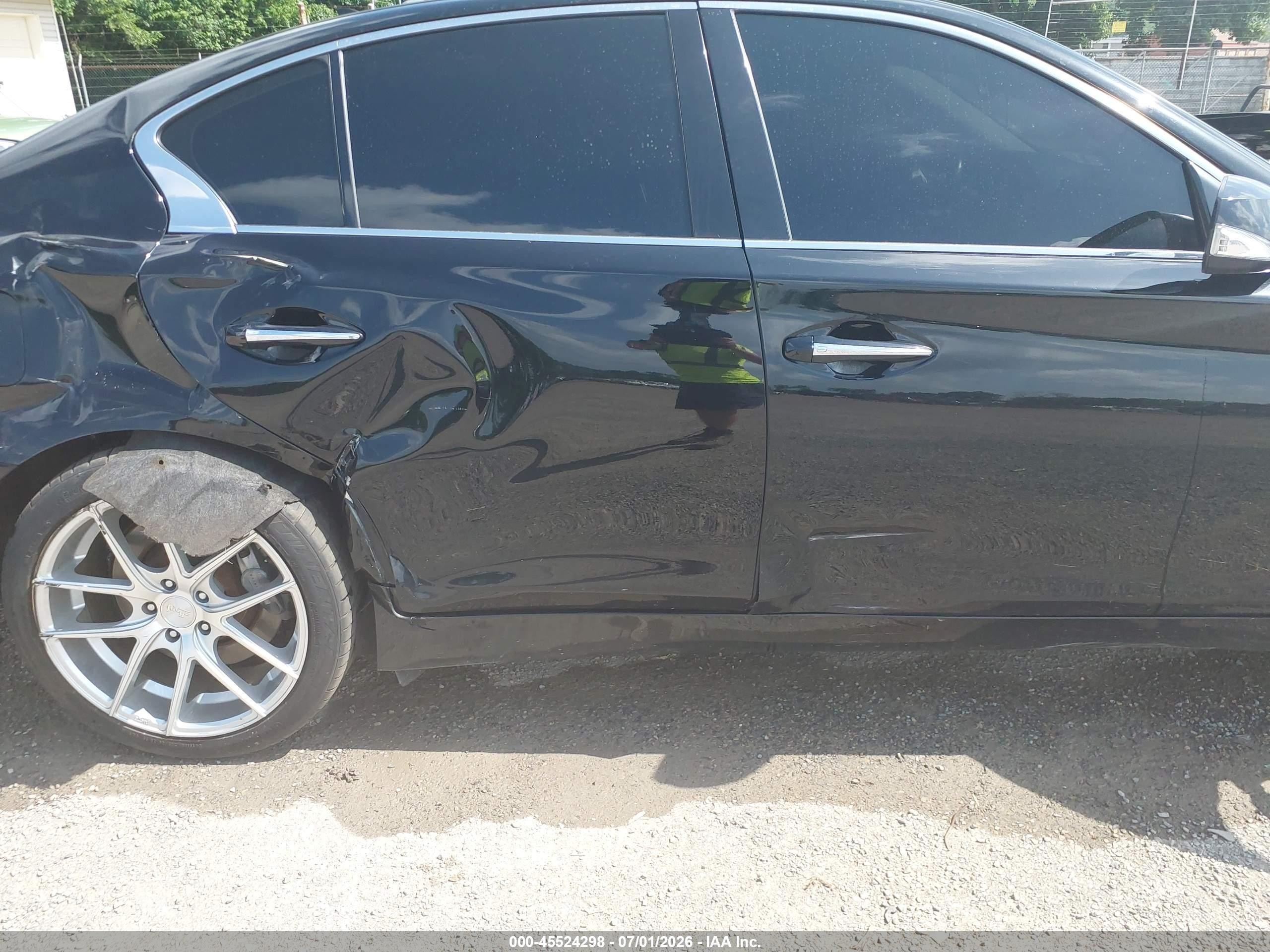 2014 Infiniti Q50 Hybrid Sport Black vin: JN1AV7AR8EM700105