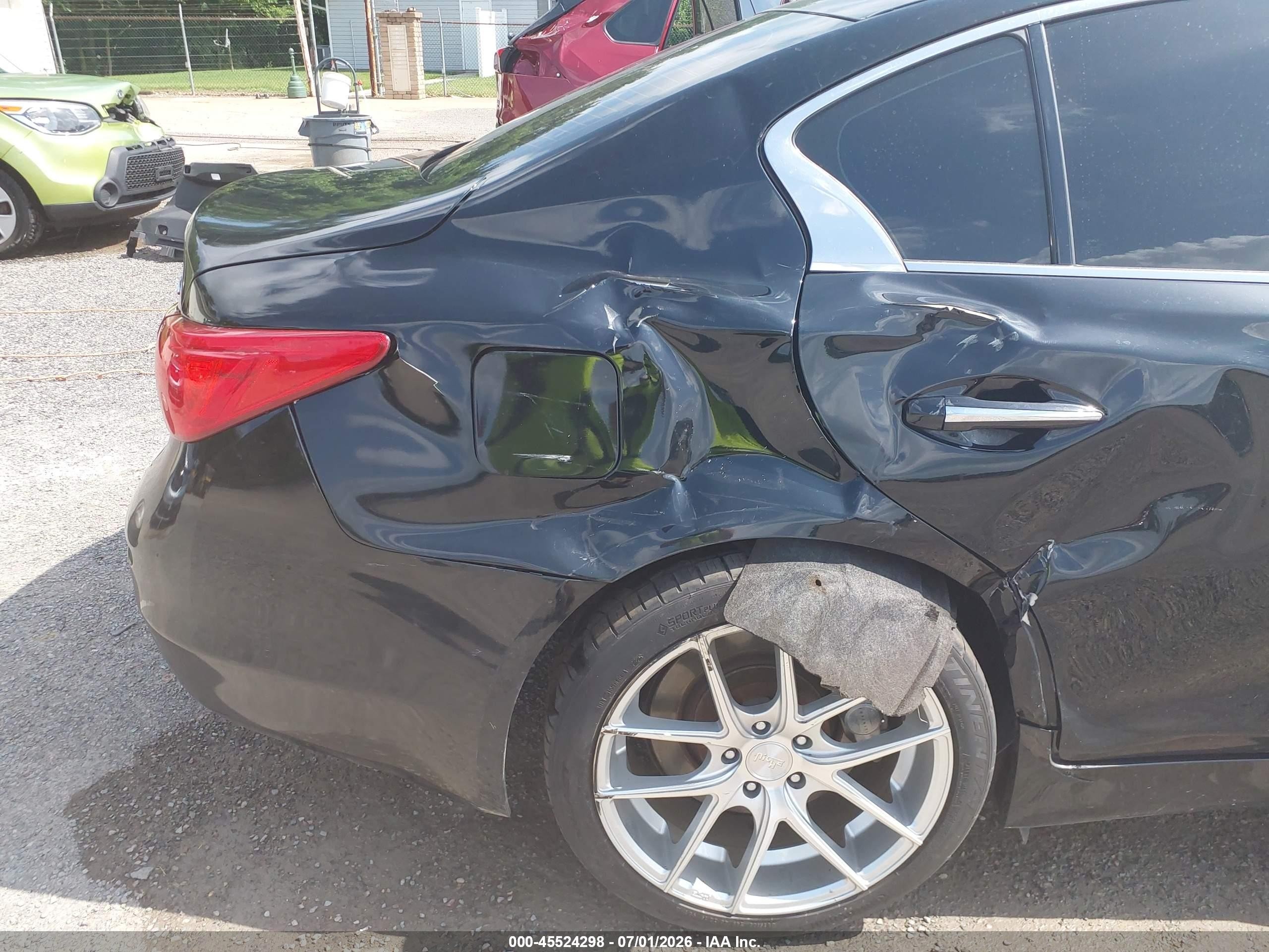 2014 Infiniti Q50 Hybrid Sport Black vin: JN1AV7AR8EM700105