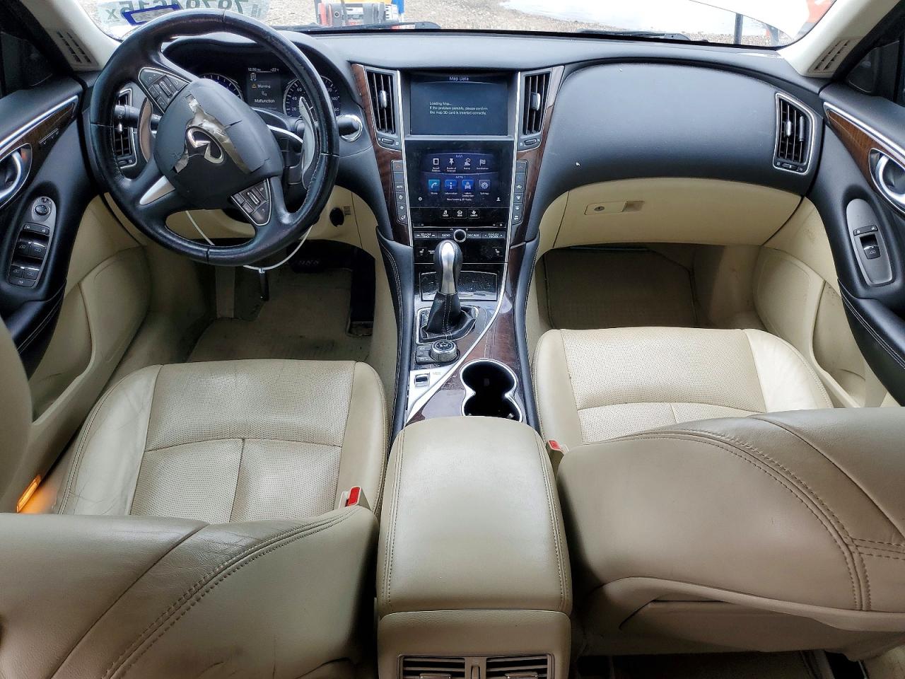2014 Infiniti Q50 Hybrid Premium Серебряный vin: JN1AV7AR8EM702419