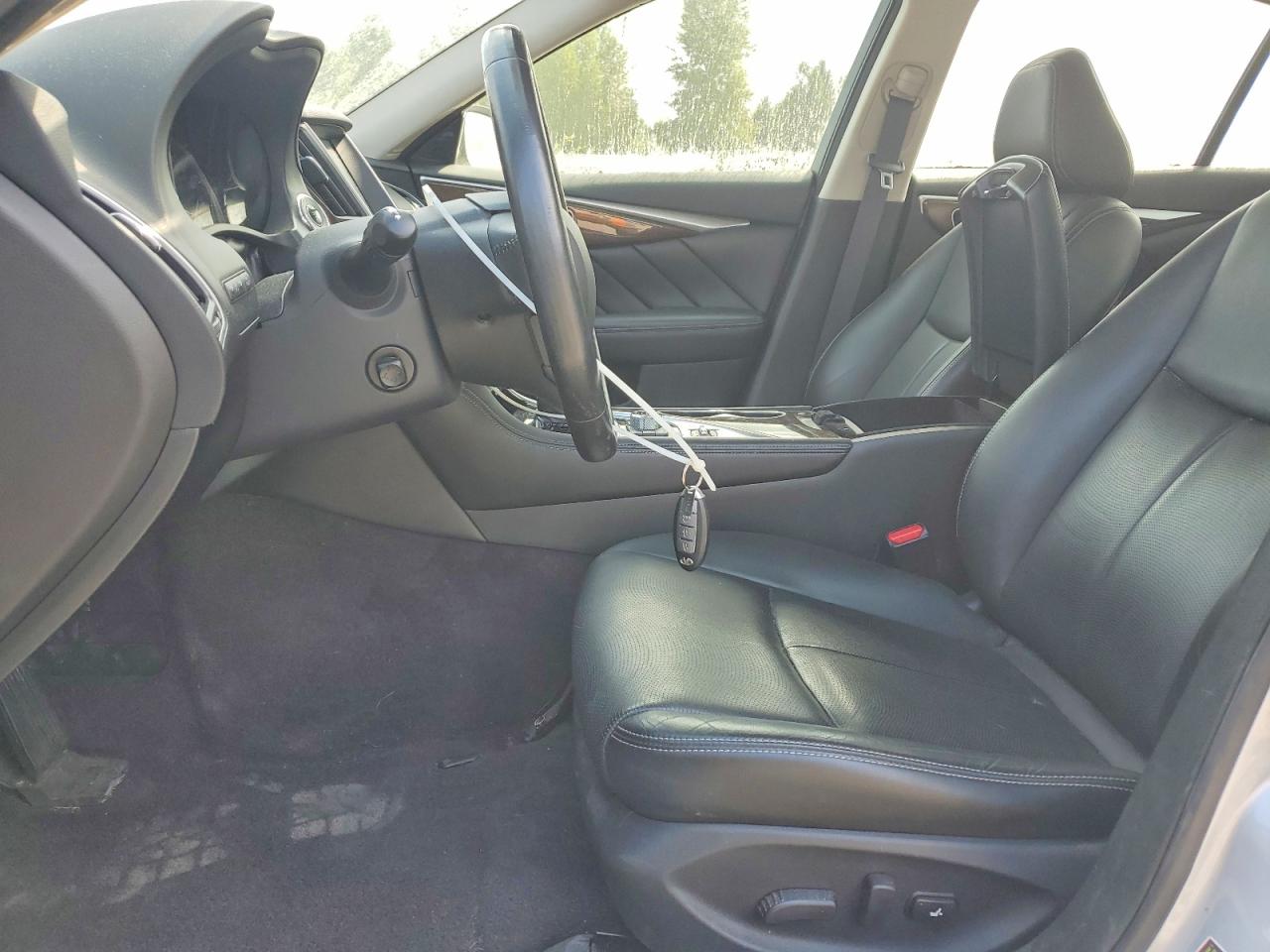 2014 Infiniti Q50 Hybrid Premium Silver vin: JN1AV7AR9EM702199