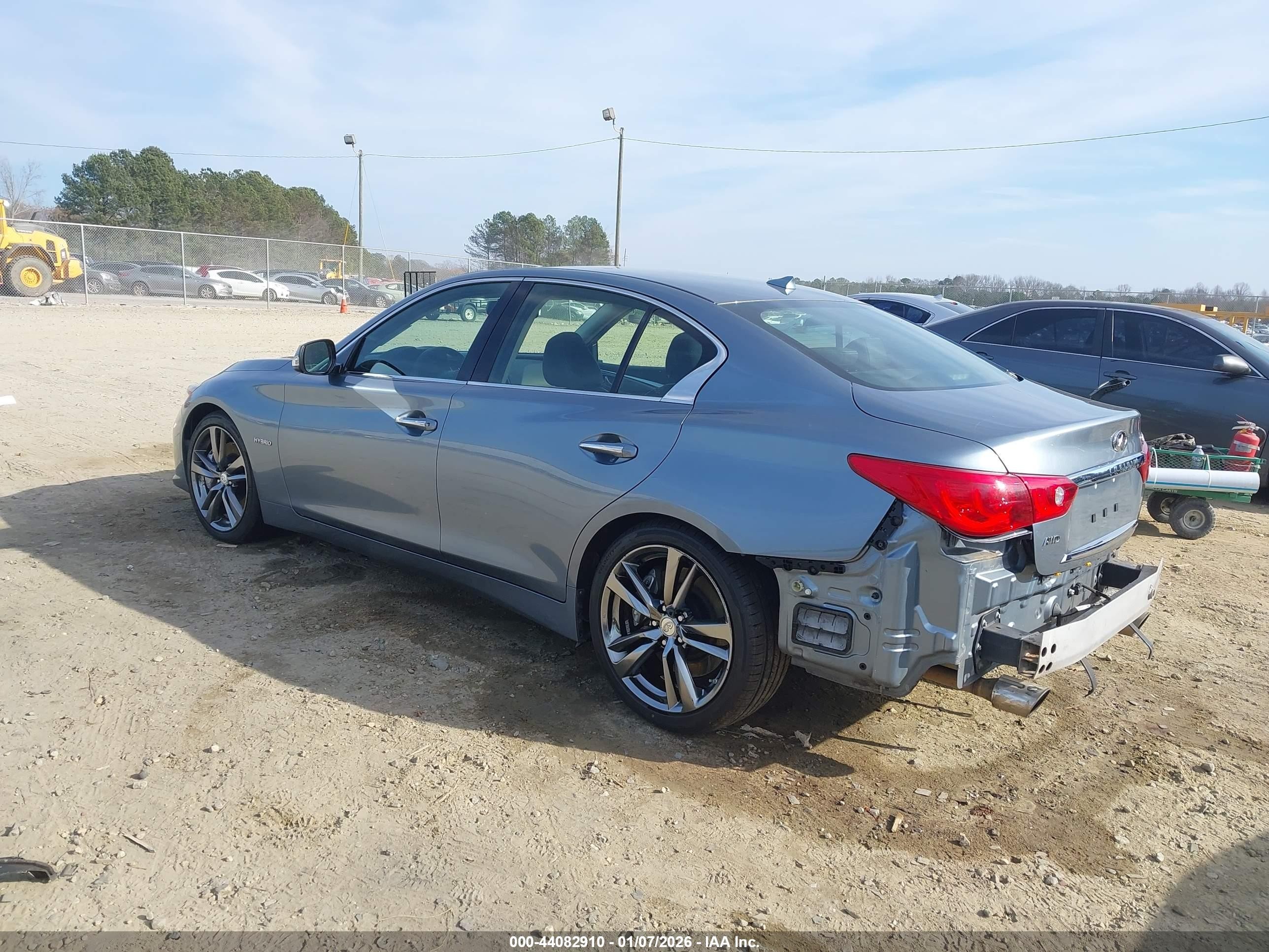 2015 Infiniti Q50 Hybrid Premium/sport Gray vin: JN1AV7AR9FM850824