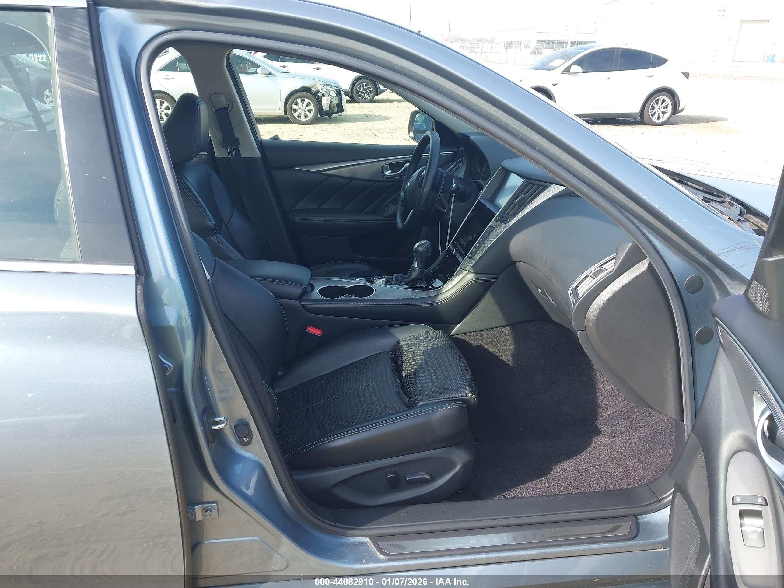 2015 Infiniti Q50 Hybrid Premium/sport Gray vin: JN1AV7AR9FM850824