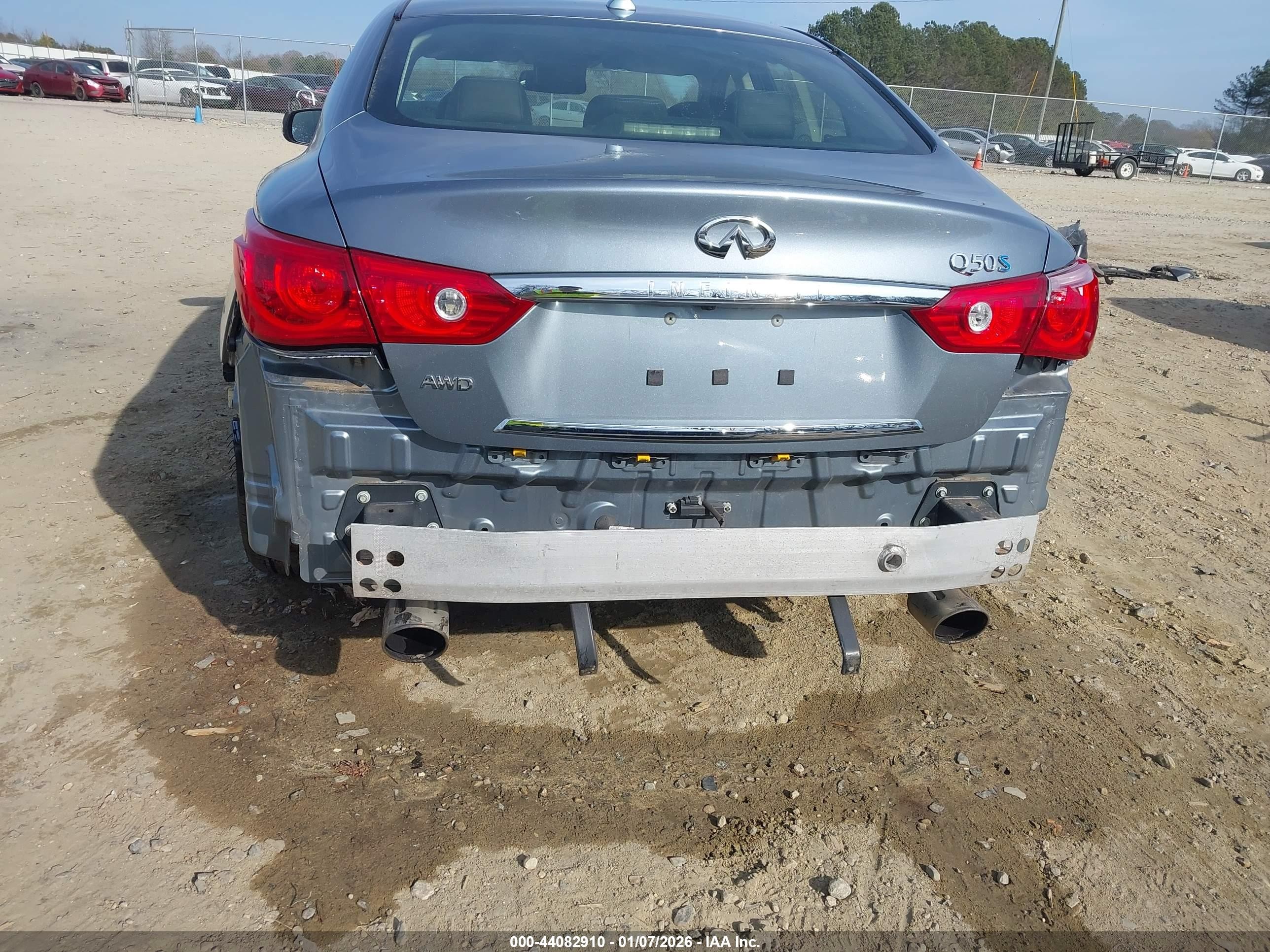 2015 Infiniti Q50 Hybrid Premium/sport Gray vin: JN1AV7AR9FM850824