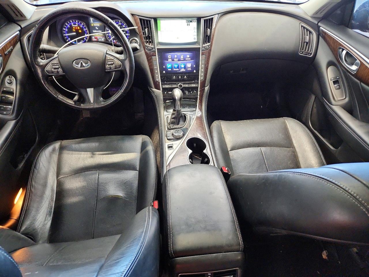 2014 Infiniti Q50 Hybrid Premium Red vin: JN1AV7ARXEM702020
