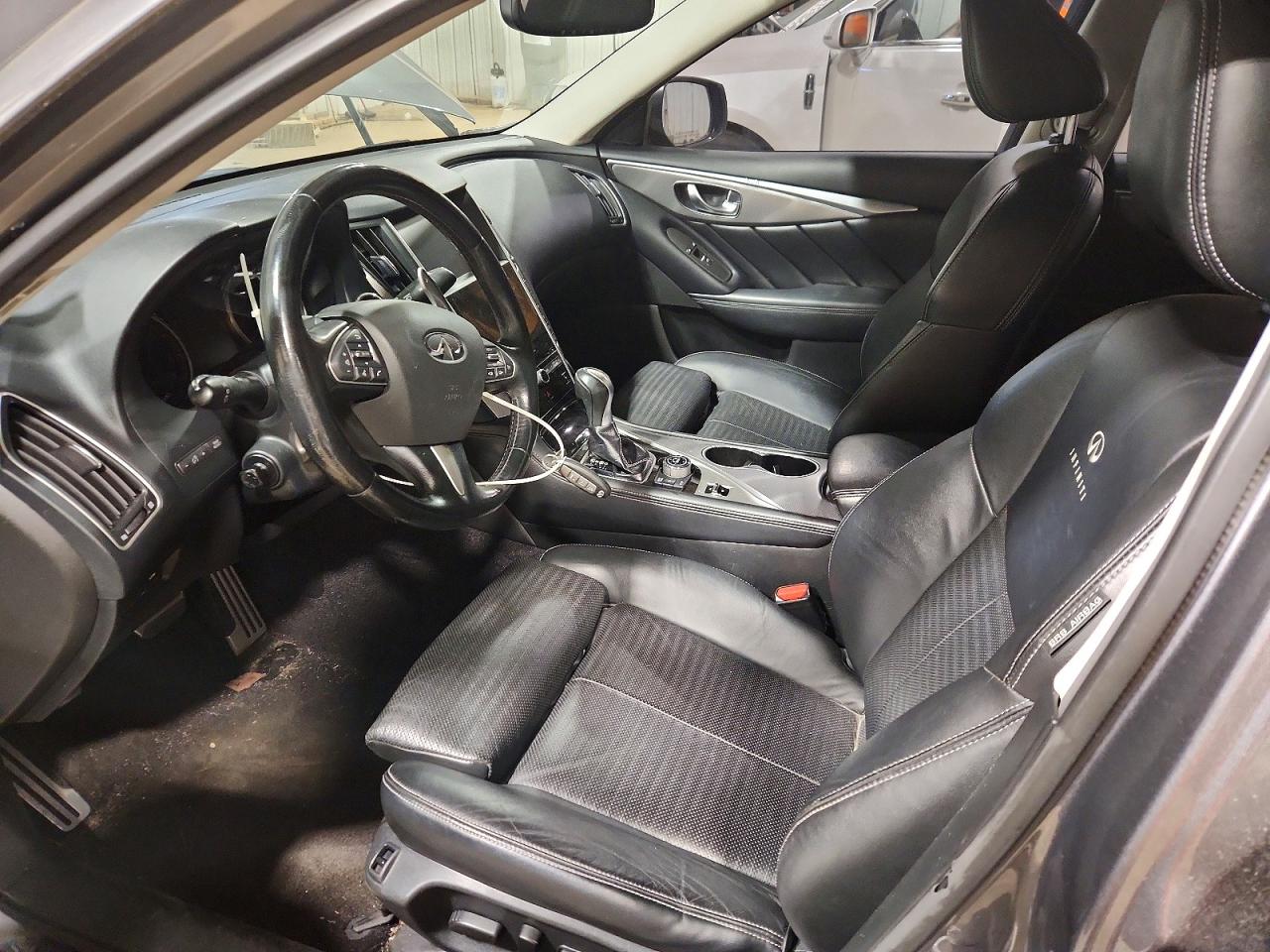 2014 Infiniti Q50 Hybrid Sport Charcoal vin: JN1AV7ARXEM703149