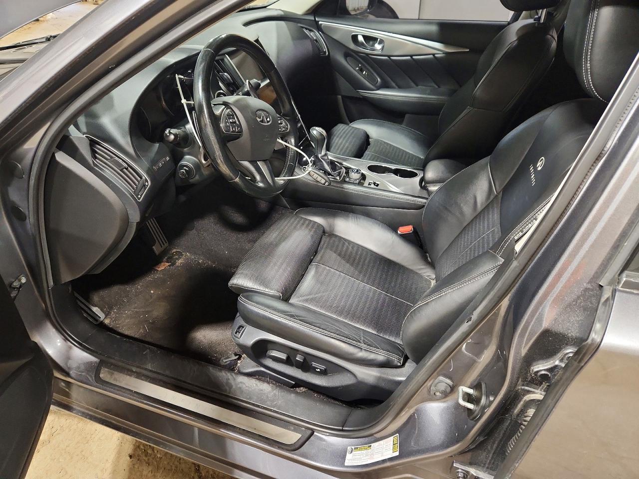 2014 Infiniti Q50 Hybrid Sport Charcoal vin: JN1AV7ARXEM703149